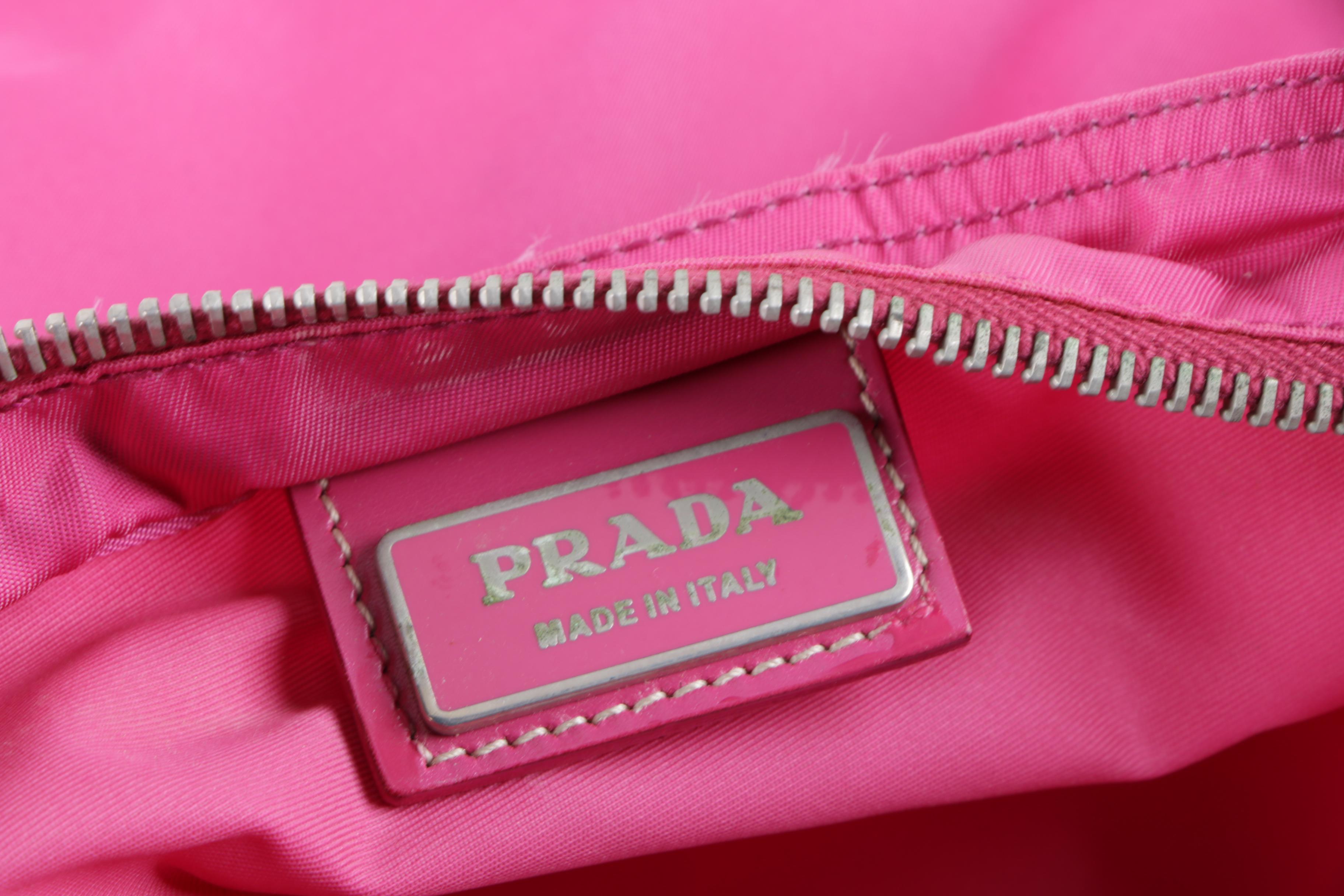 Prada Pink Nylon Crossbody Bag