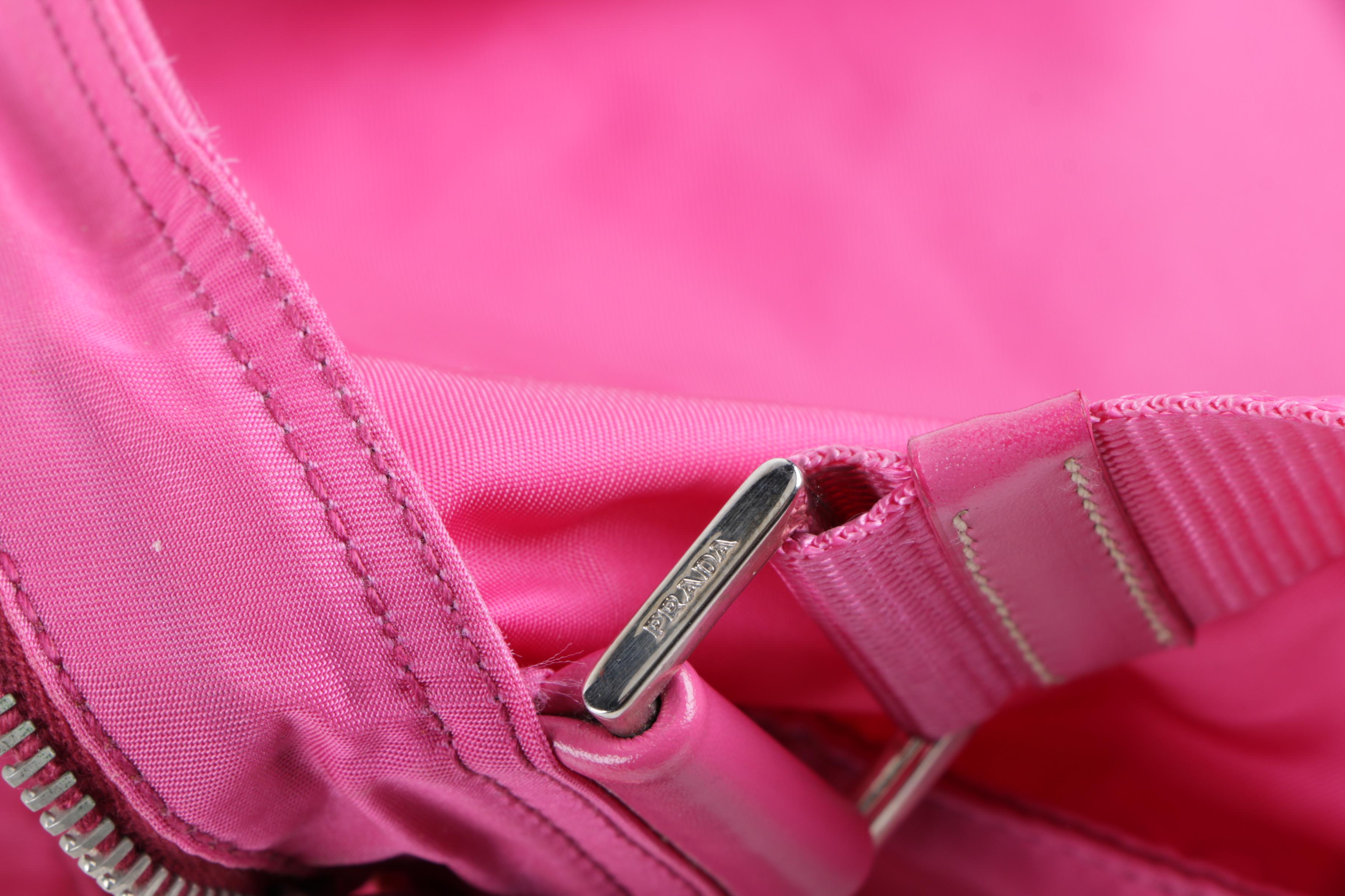 Prada Pink Nylon Crossbody Bag