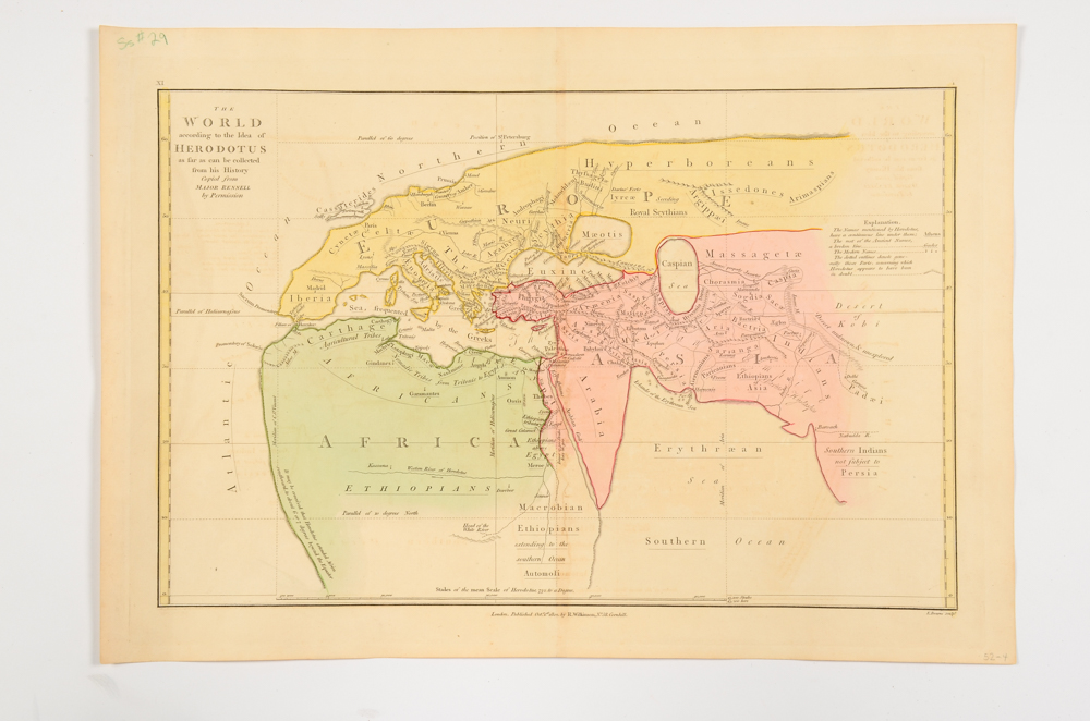 Group of Antique Unframed Maps of the Old World