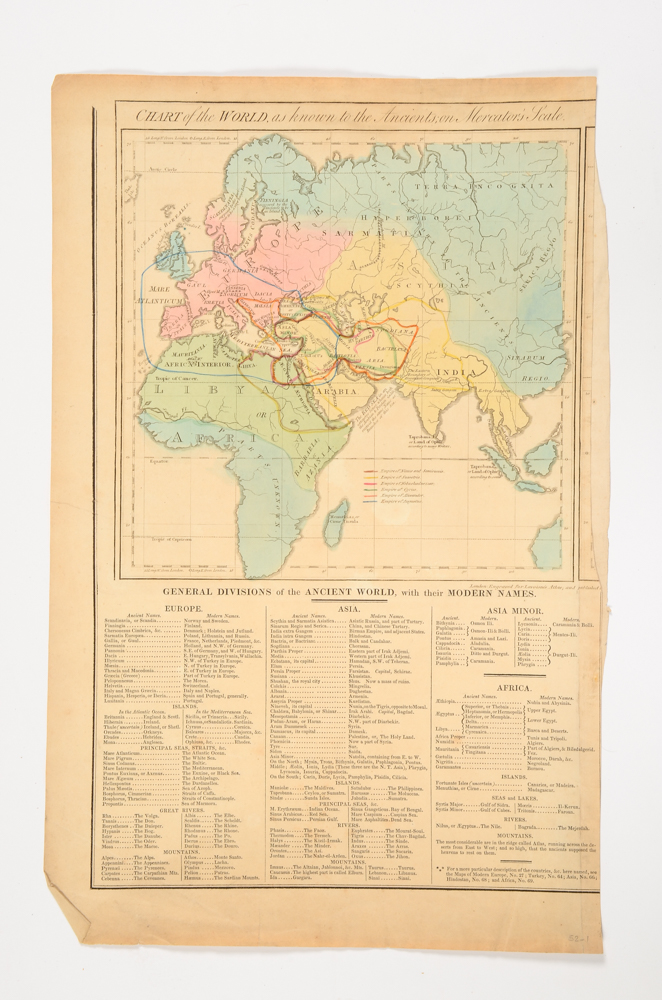 Group of Antique Unframed Maps of the Old World
