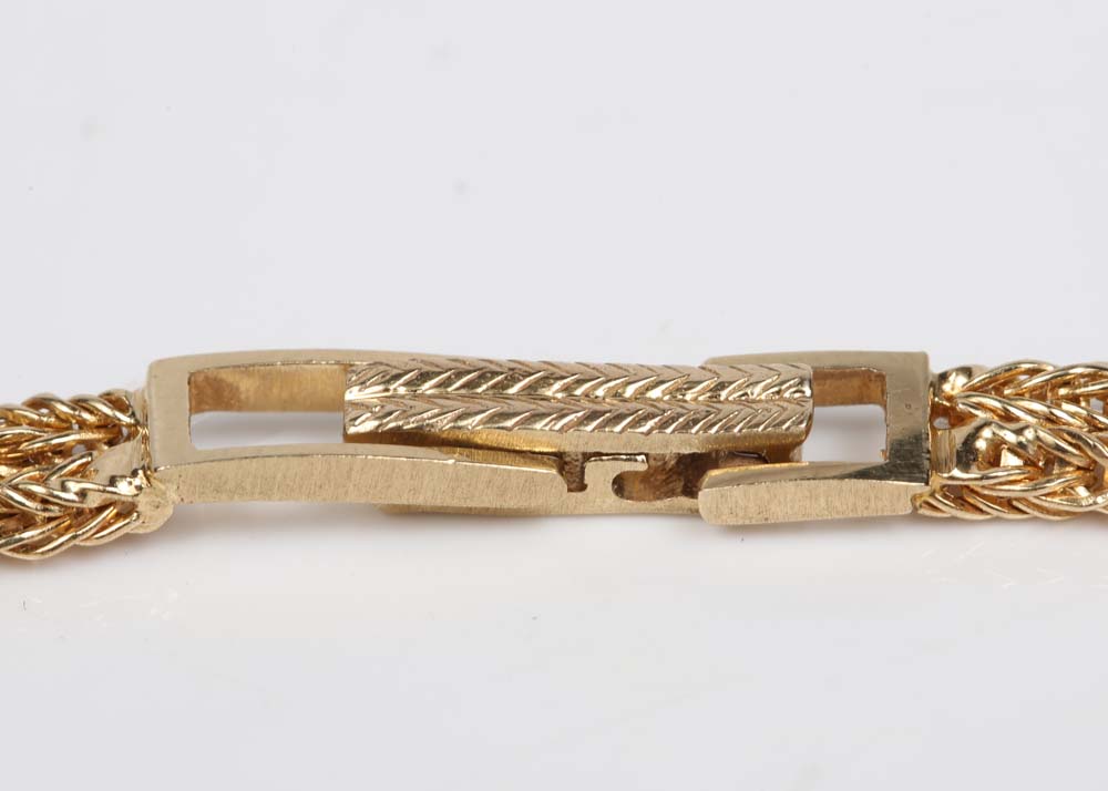 14K Yellow Gold Hamilton "Flaurent" Diamond Watch