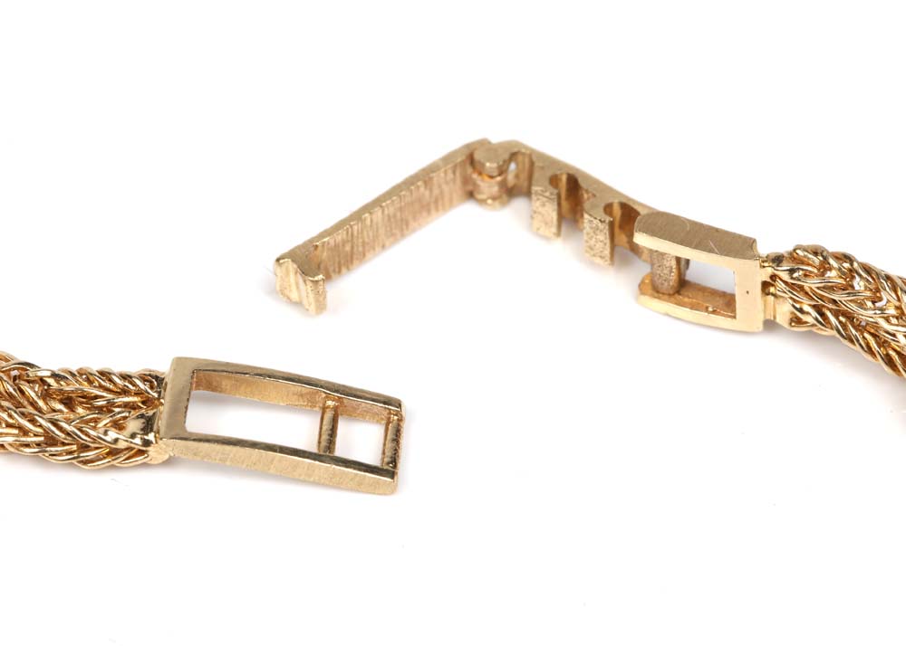 14K Yellow Gold Hamilton "Flaurent" Diamond Watch