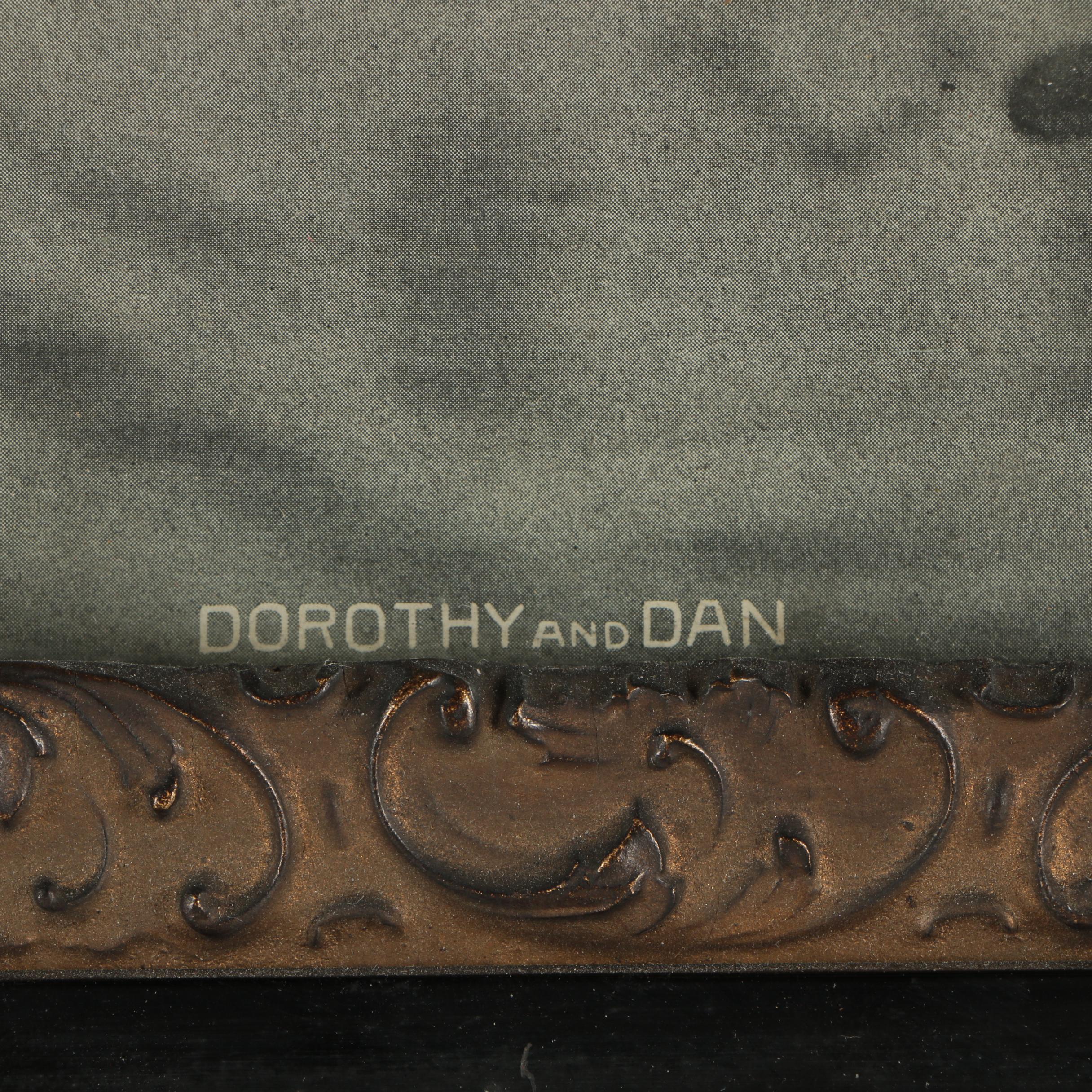 Frank W. Williams Halftone Print "Dorothy And Dan"