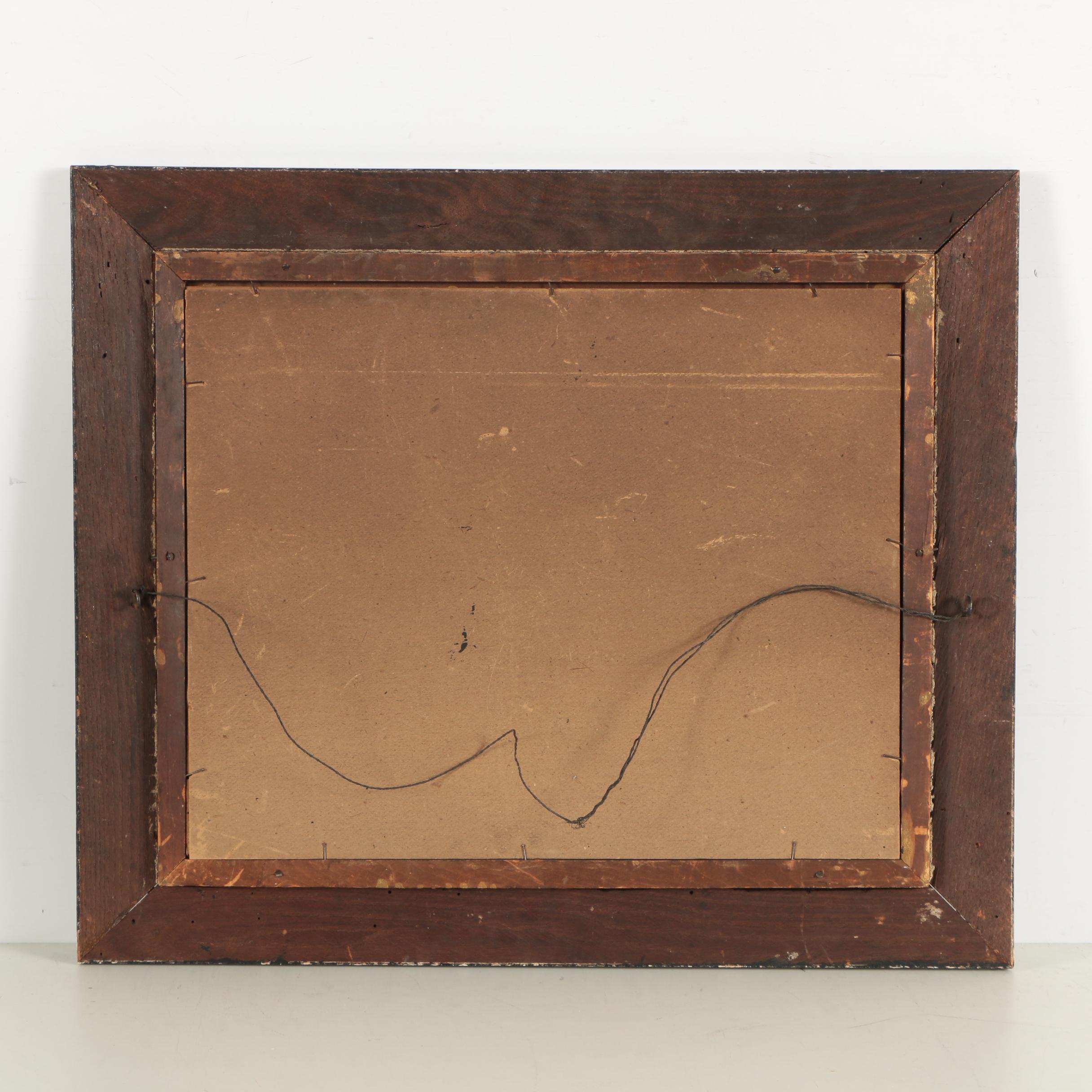 Frank W. Williams Halftone Print "Dorothy And Dan"