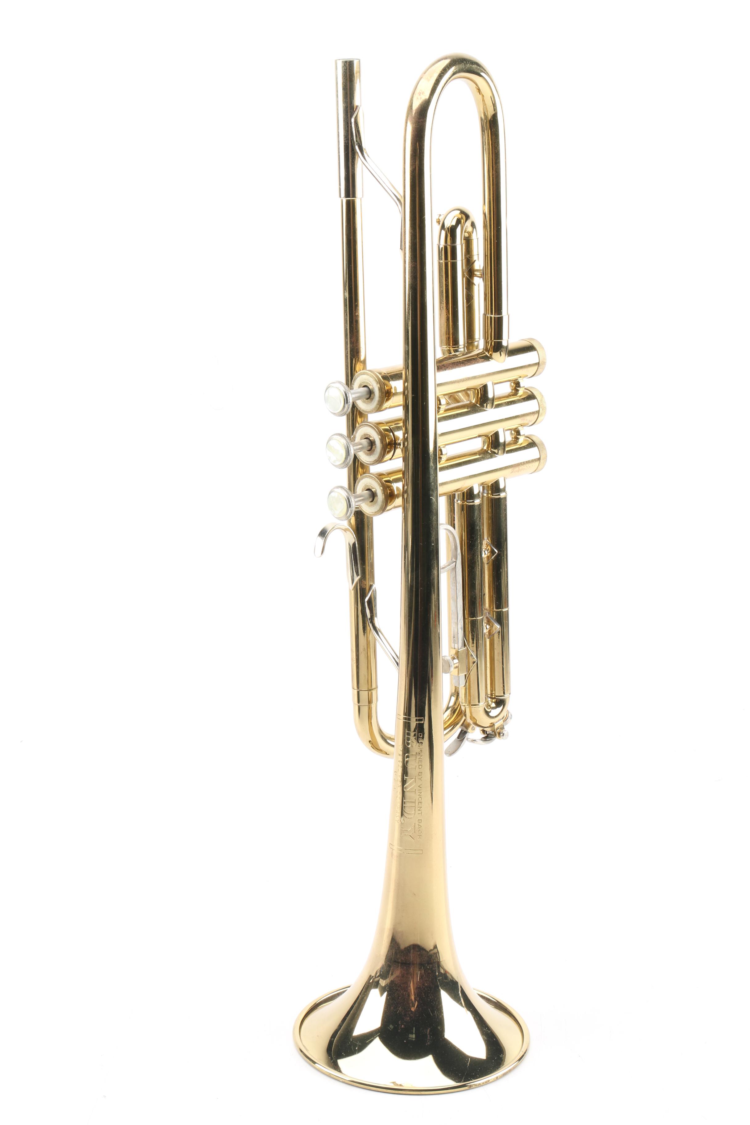Selner Trumpet with Mother of Pearl Finger Buttons