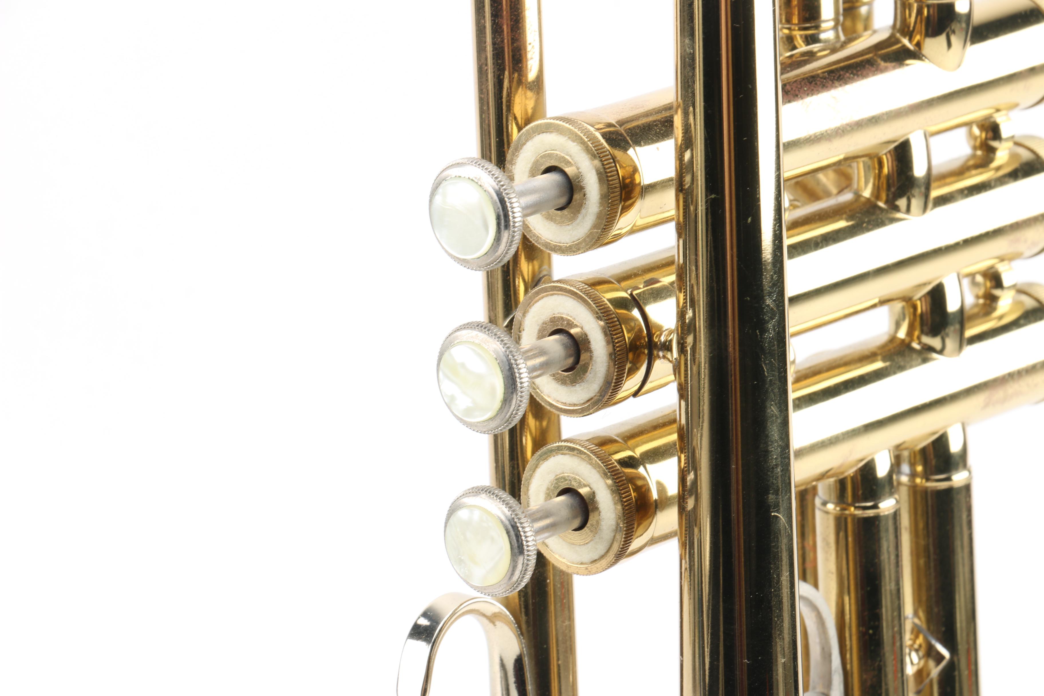 Selner Trumpet with Mother of Pearl Finger Buttons