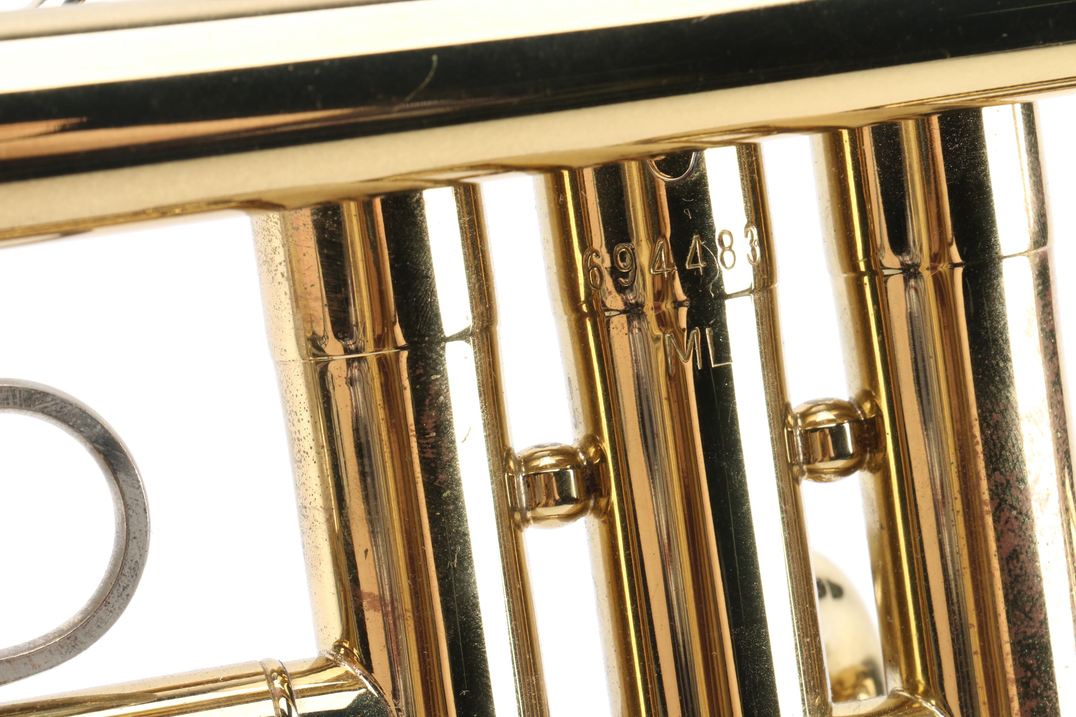 Selner Trumpet with Mother of Pearl Finger Buttons