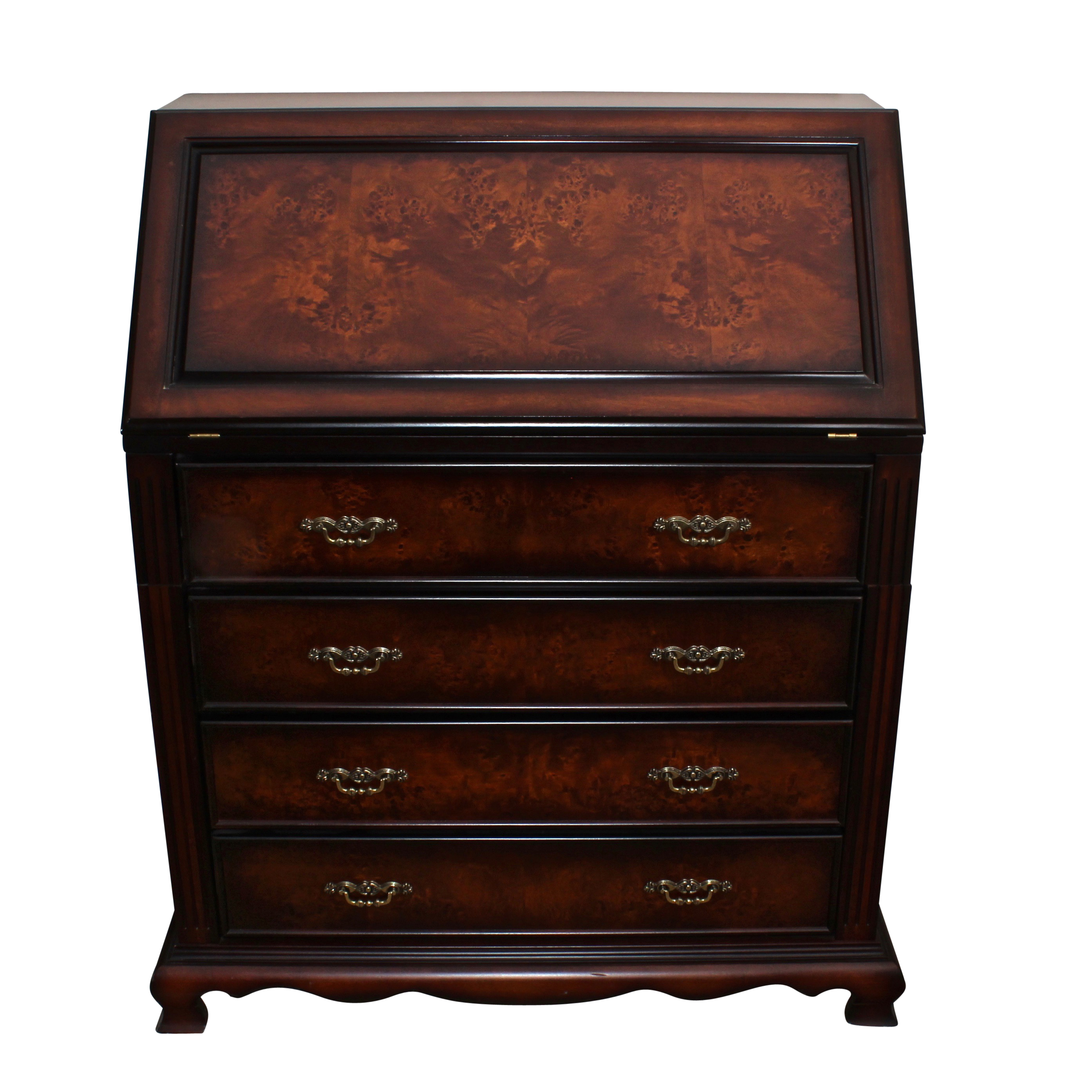 Slant-Top Mahogany Secretary Desk