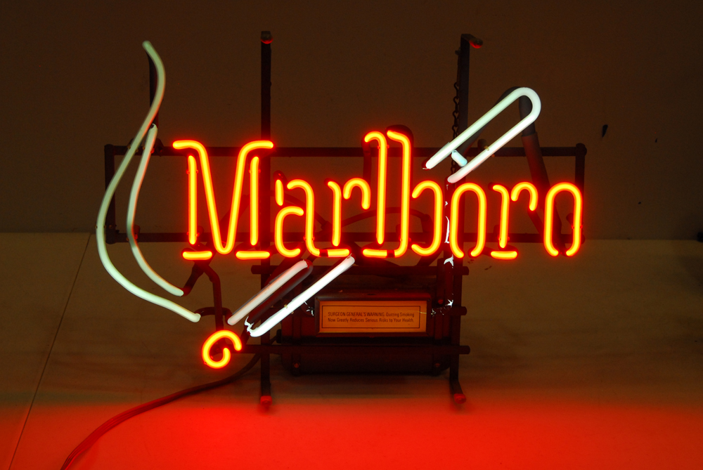 Circa 1960s Neon Marlboro Sign