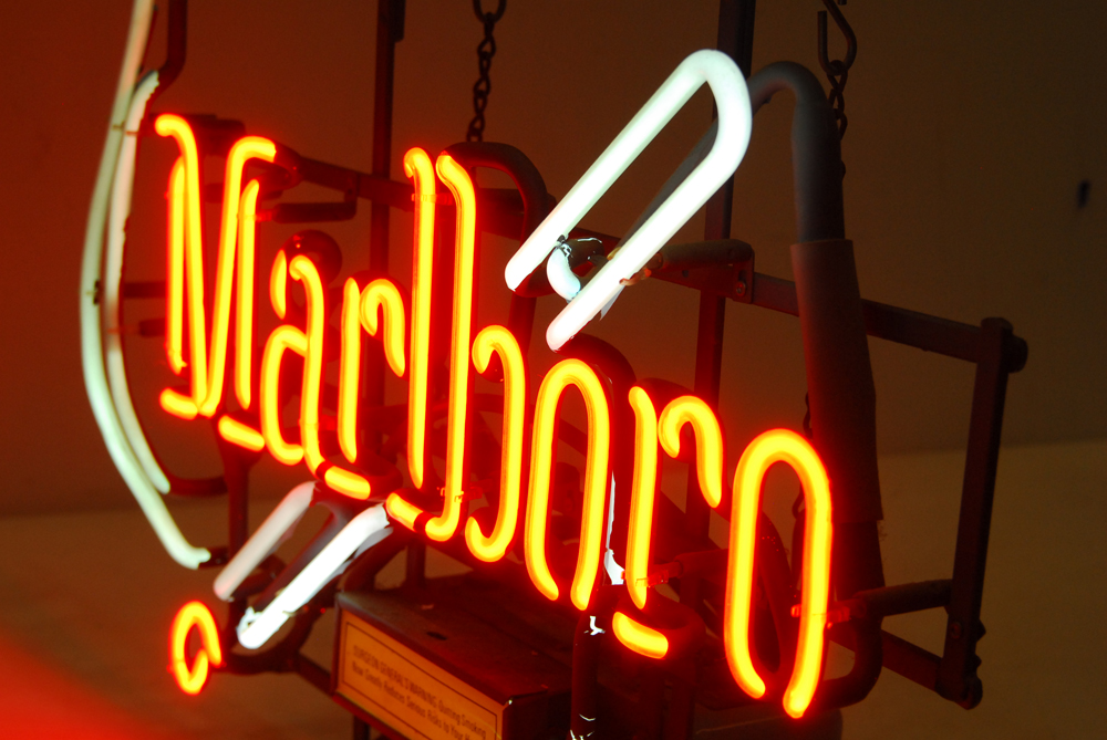 Circa 1960s Neon Marlboro Sign