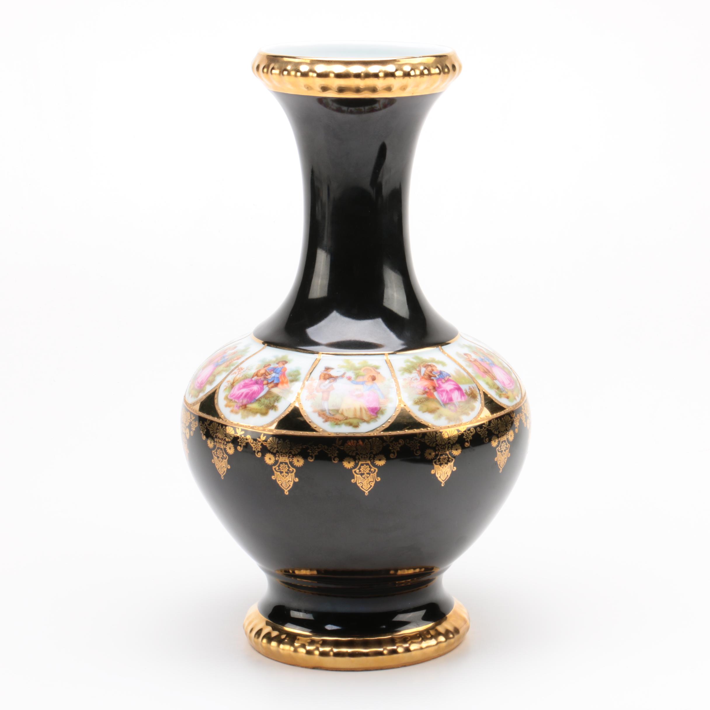 Vintage Waldsassen Bareuther Porcelain Vase