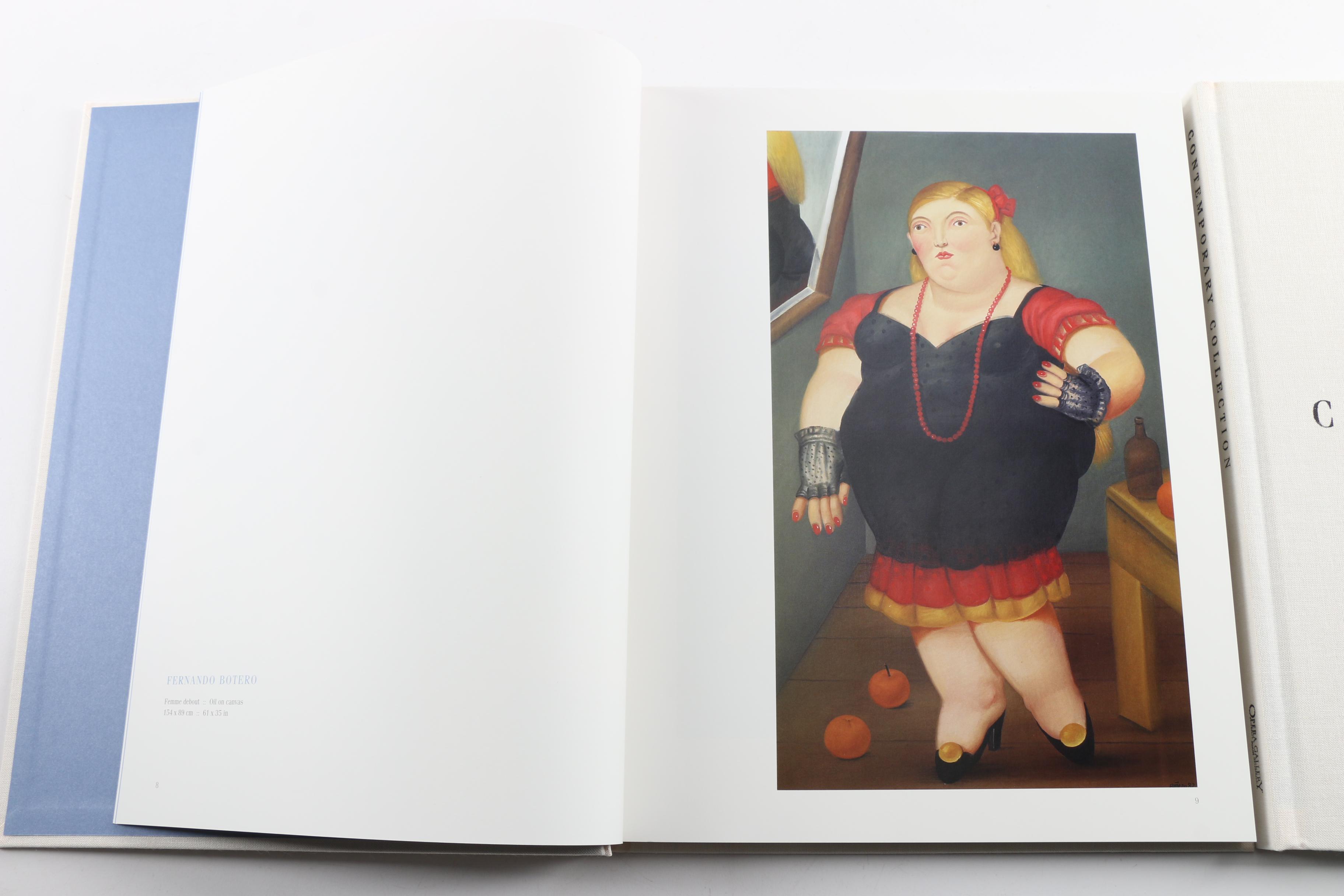 Art Gallery Collection Books and "The New Yorker Cartoon Album"