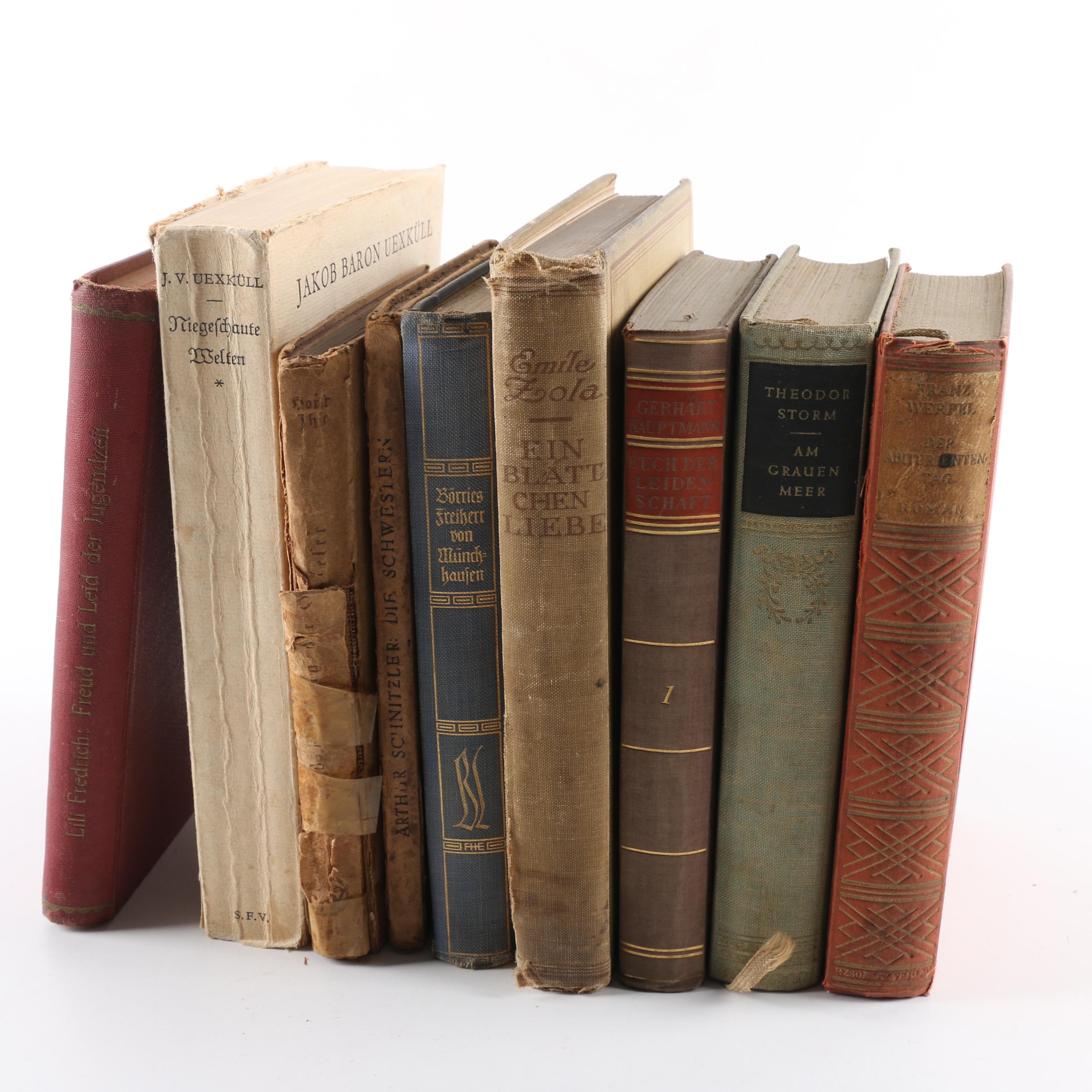 Vintage German-Language Novels and Other Works