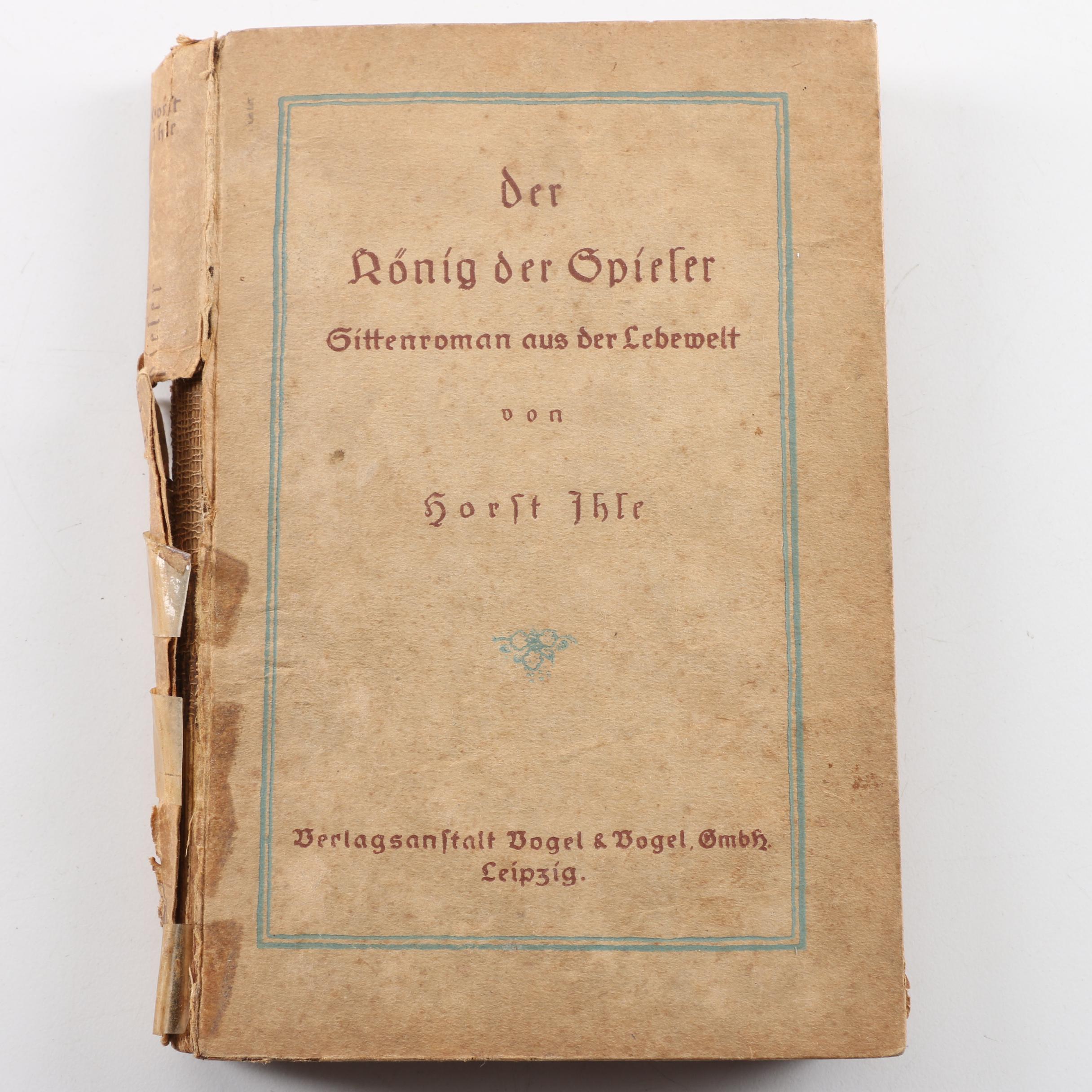 Vintage German-Language Novels and Other Works
