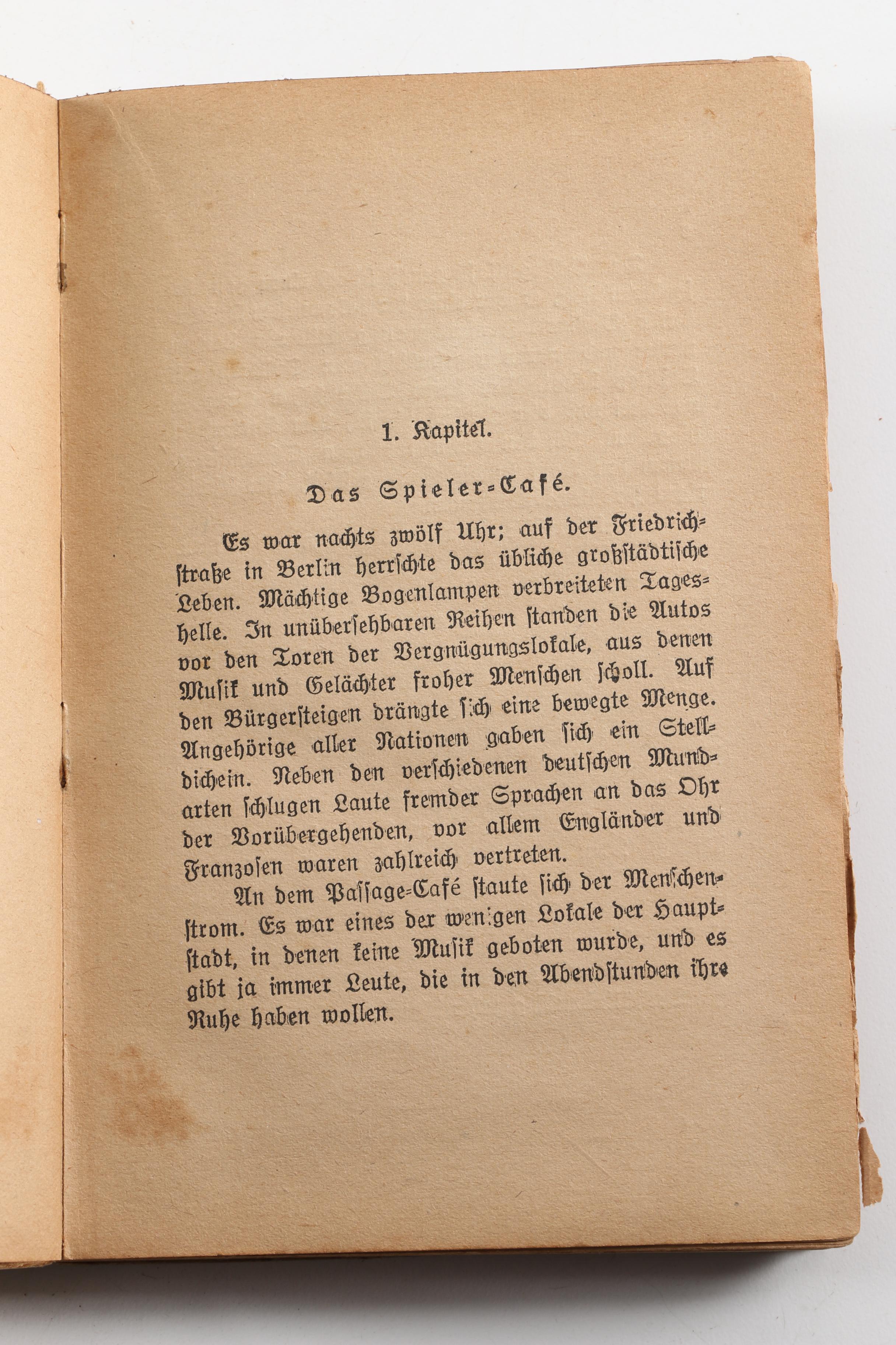 Vintage German-Language Novels and Other Works