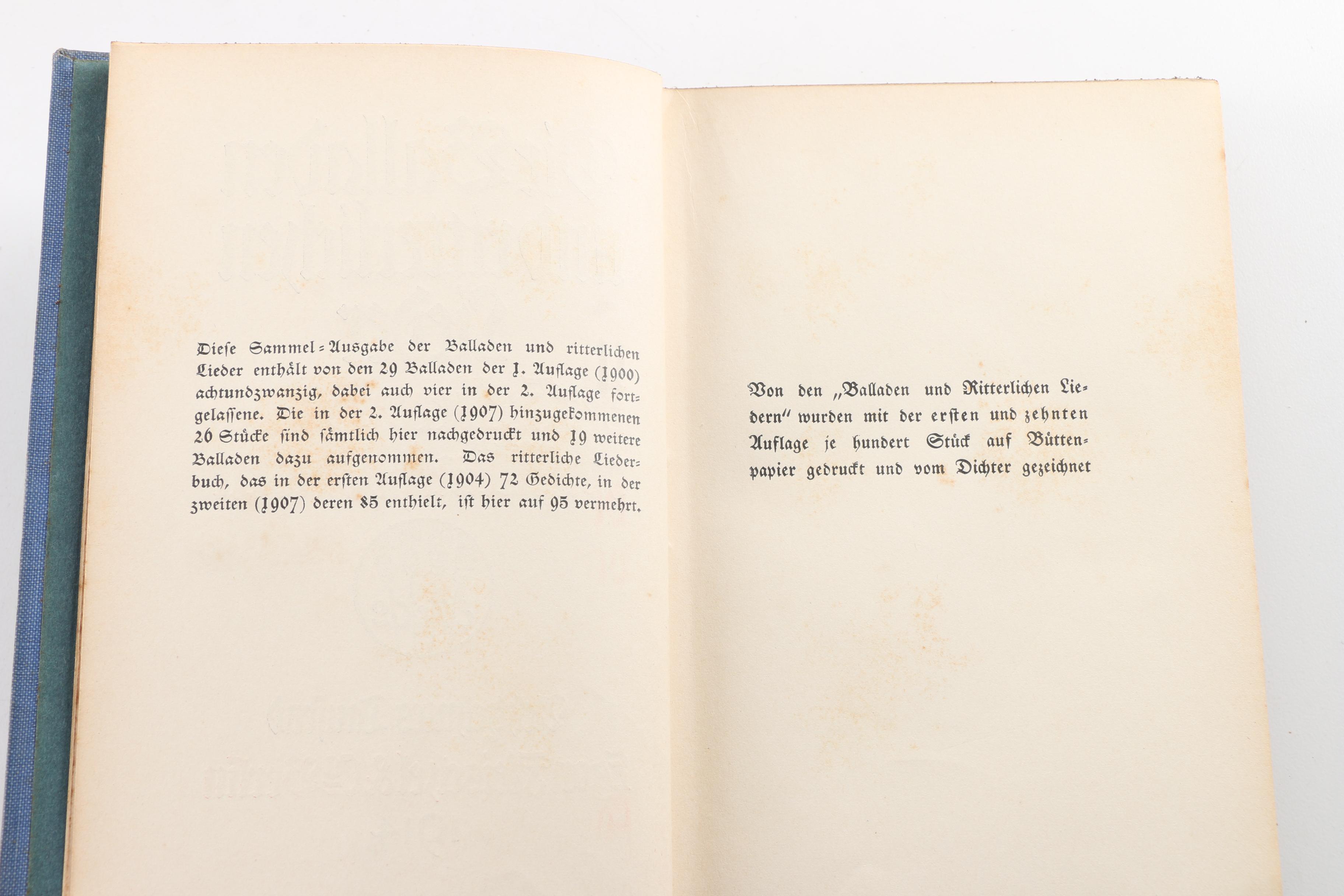 Vintage German-Language Novels and Other Works