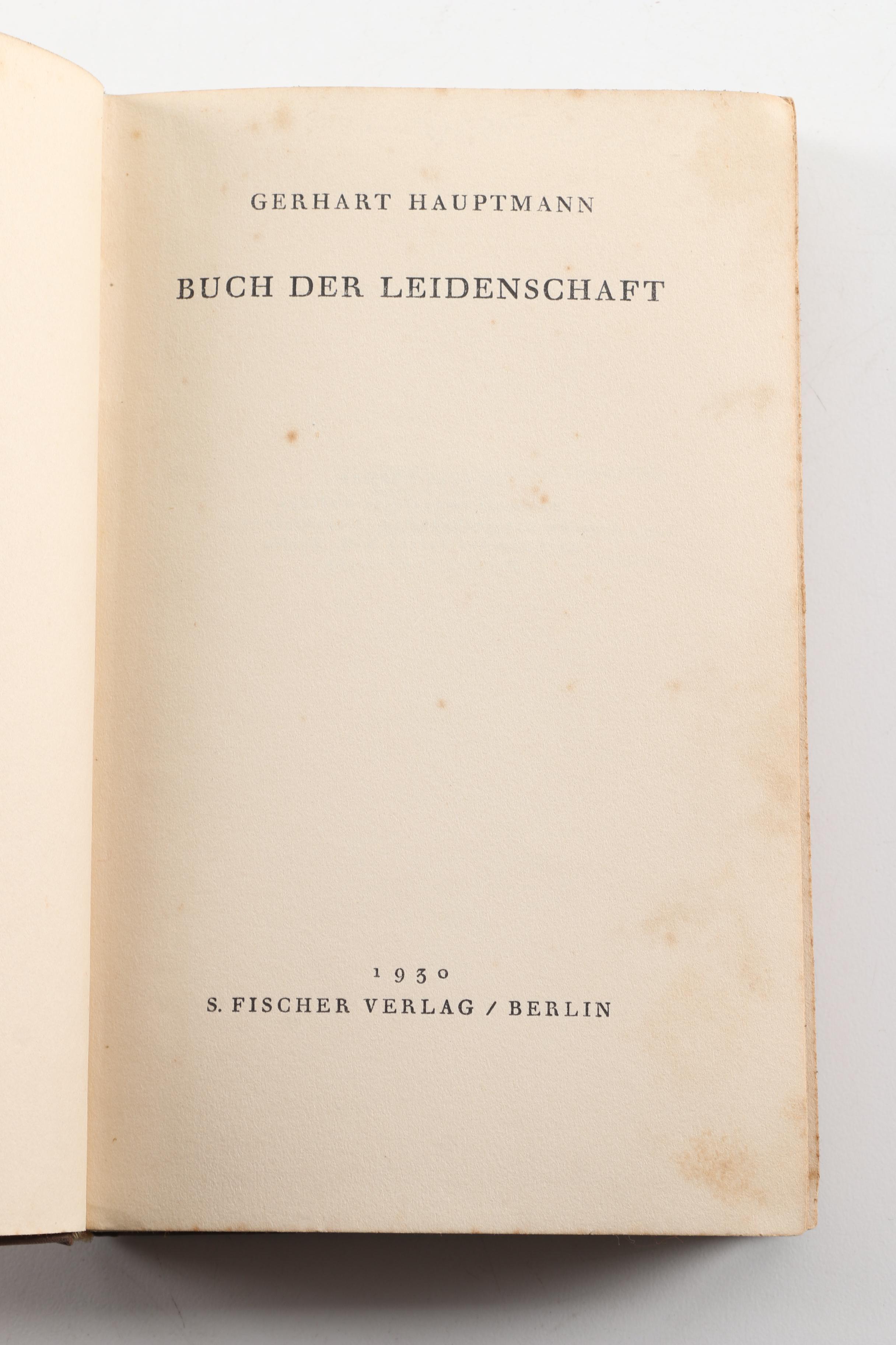 Vintage German-Language Novels and Other Works
