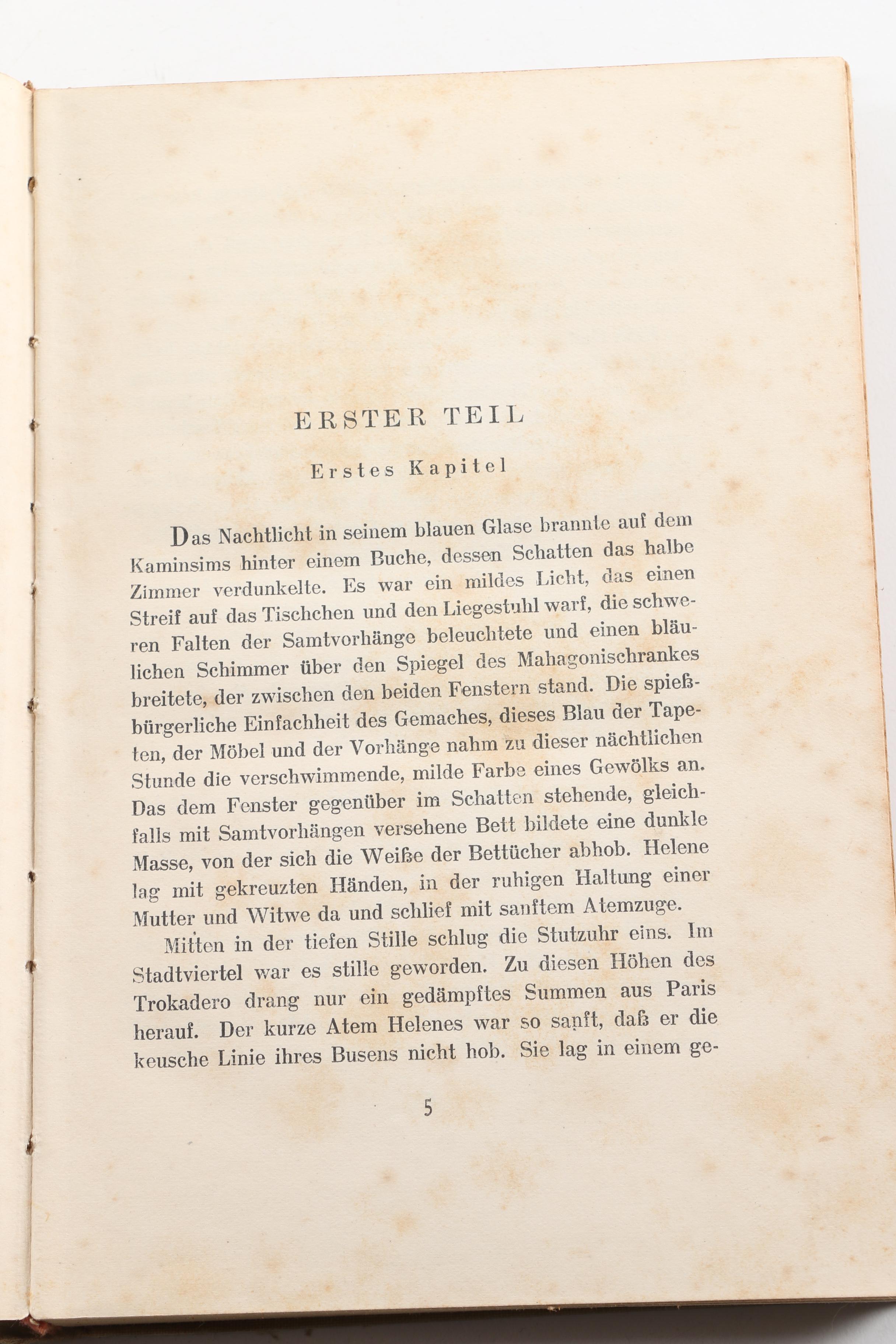 Vintage German-Language Novels and Other Works