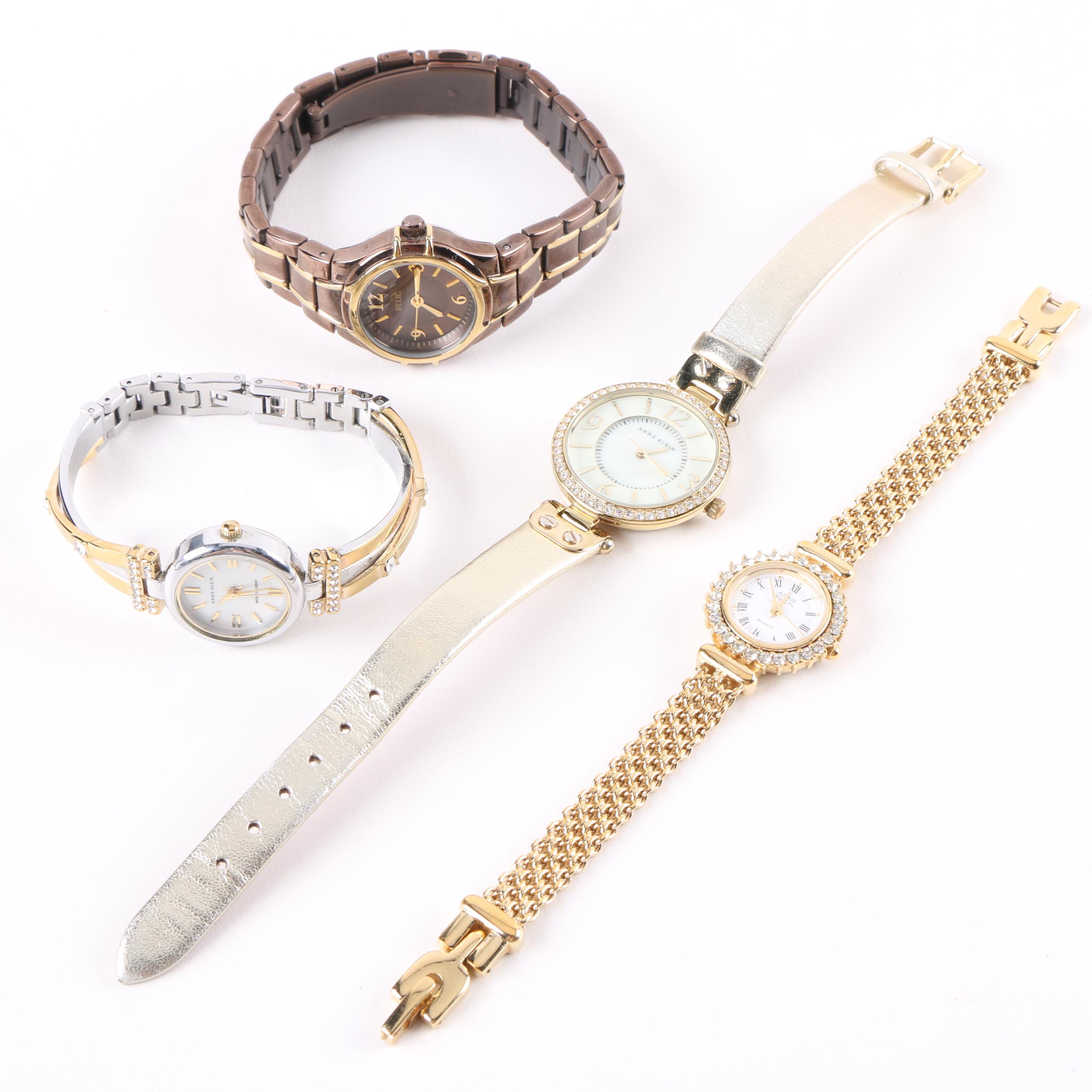 Collection of Anne Klein and Relic Watches