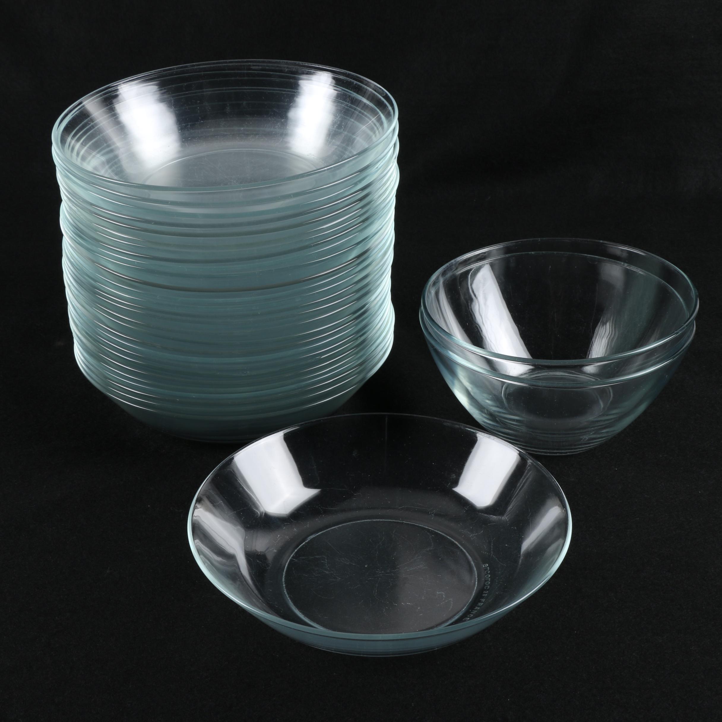 Arcoroc "Classique Clear" Glass Tableware Collection