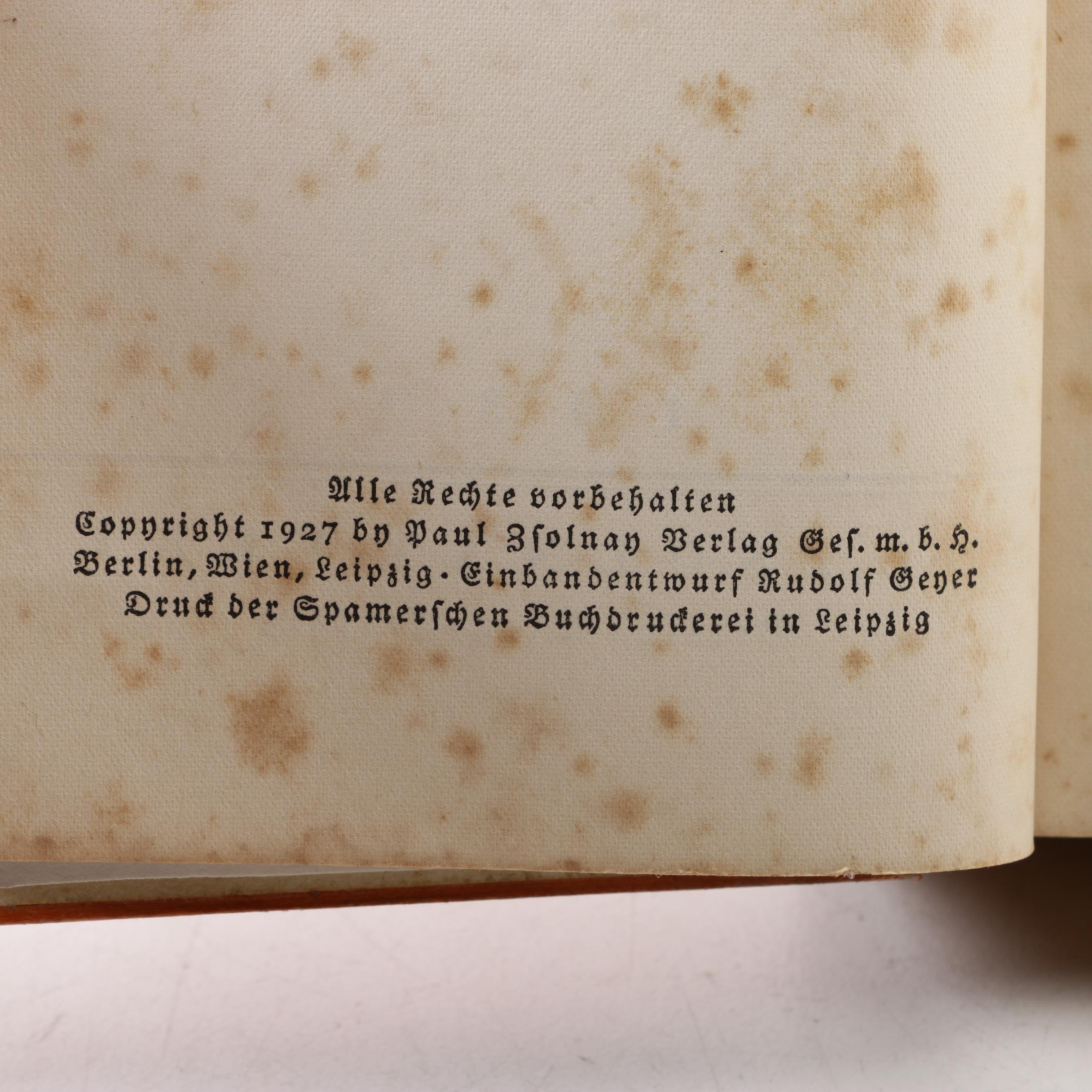 1930 "Eine amerikanische Tragödie" by Theodore Dreiser