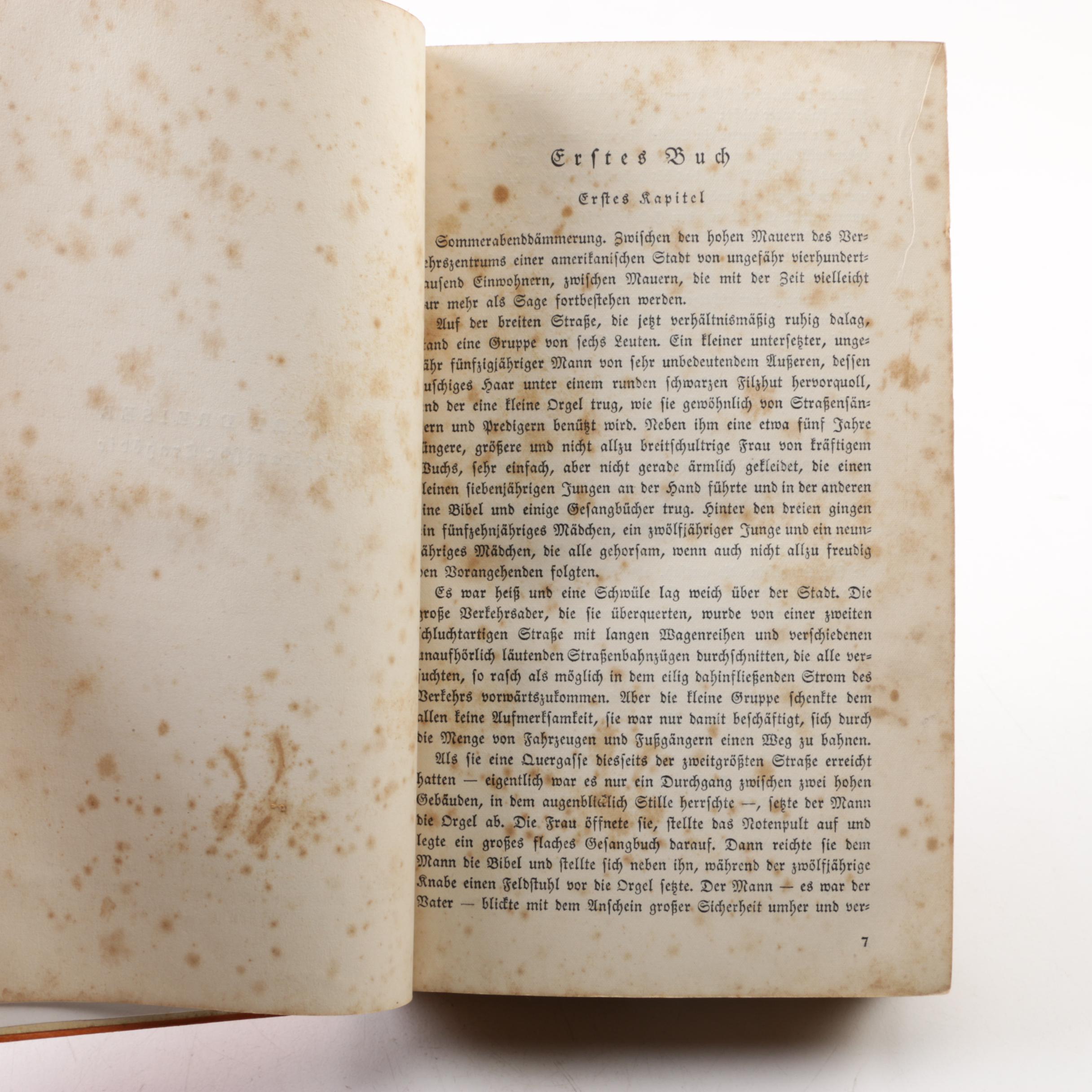 1930 "Eine amerikanische Tragödie" by Theodore Dreiser