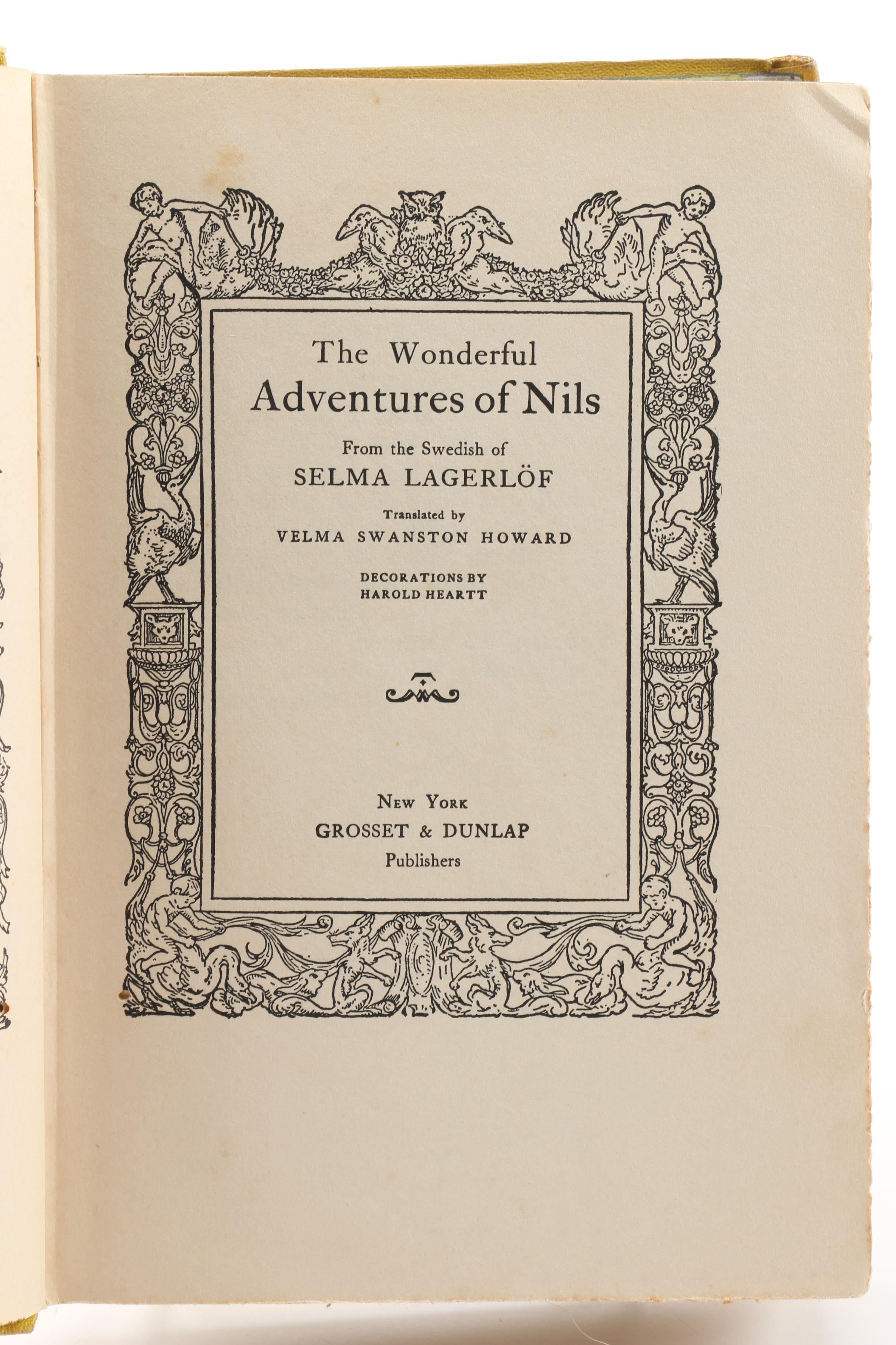 1907 "The Adventures of Nils" by Selma Lagerlöf