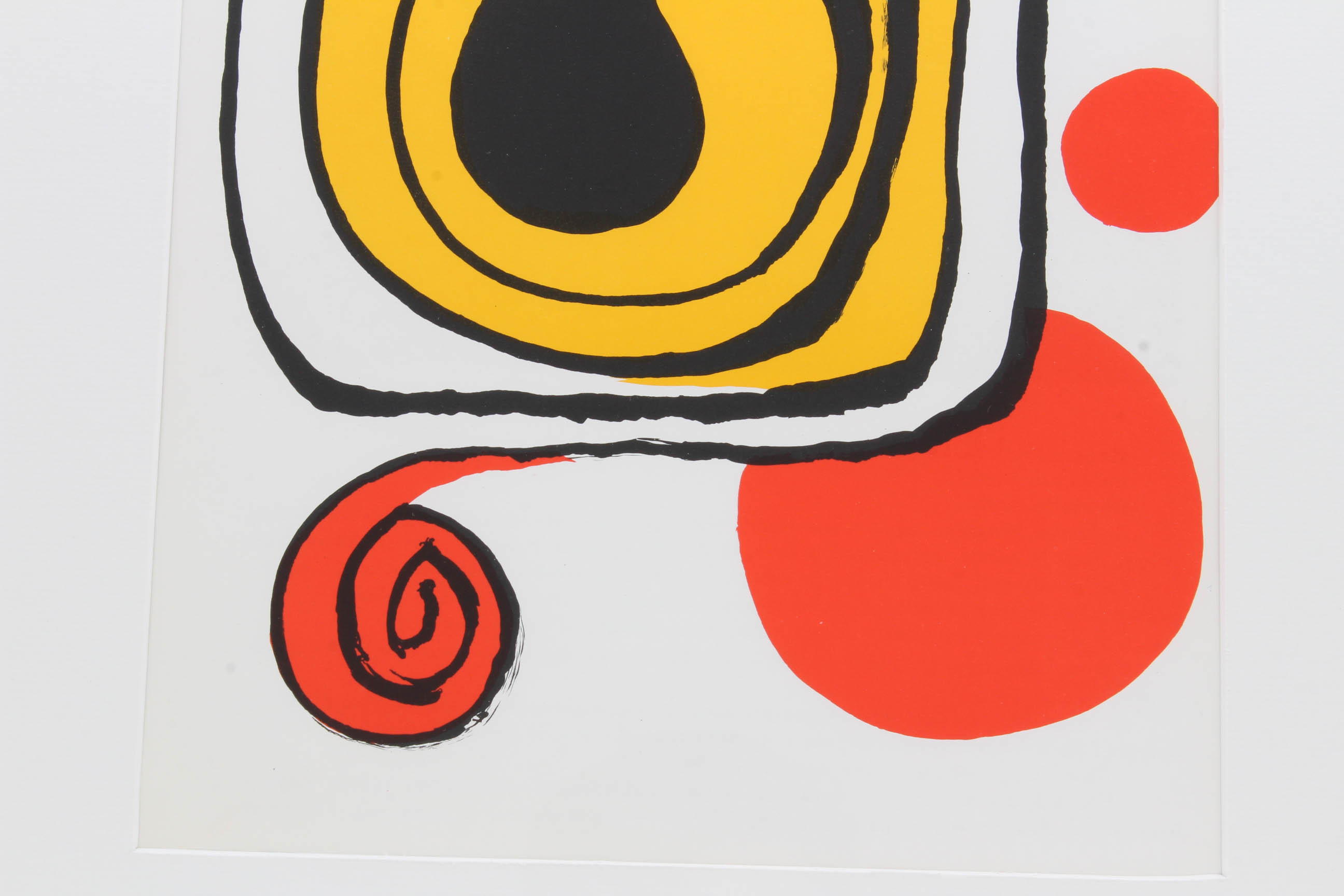 Alexander Calder 1971 Color Lithograph from "Derriere le Miroir"