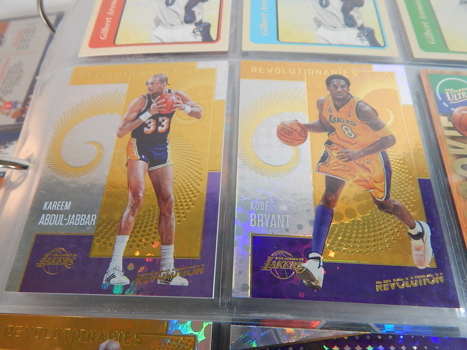 Large NBA Basketball Card Collection in Album - Around 300 Card Count