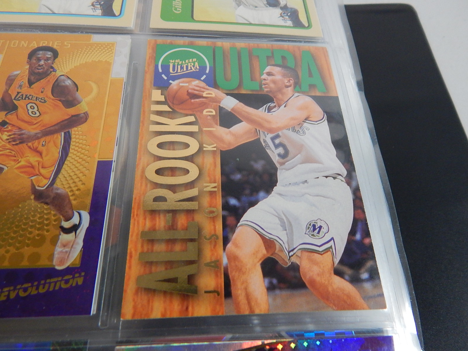 Large NBA Basketball Card Collection in Album - Around 300 Card Count
