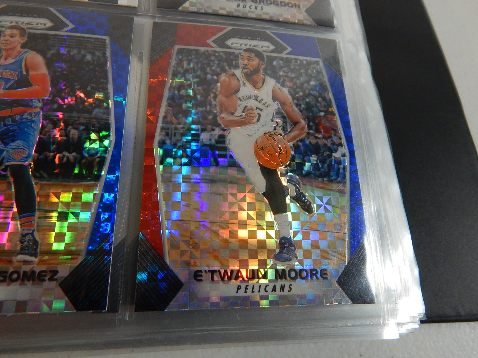 Large NBA Basketball Card Collection in Album - Around 300 Card Count