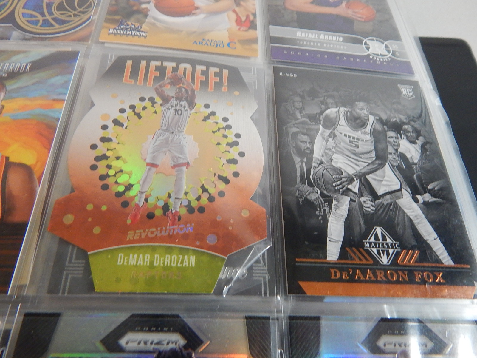 Large NBA Basketball Card Collection in Album - Around 300 Card Count