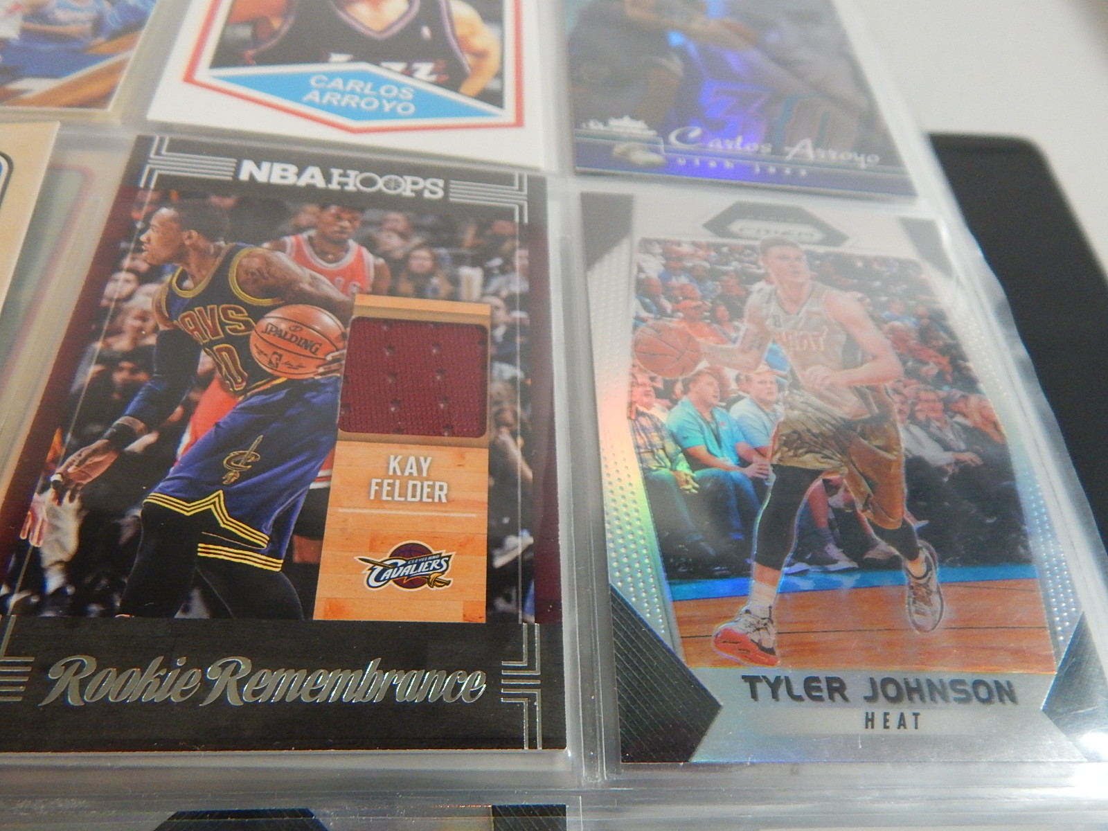 Large NBA Basketball Card Collection in Album - Around 300 Card Count