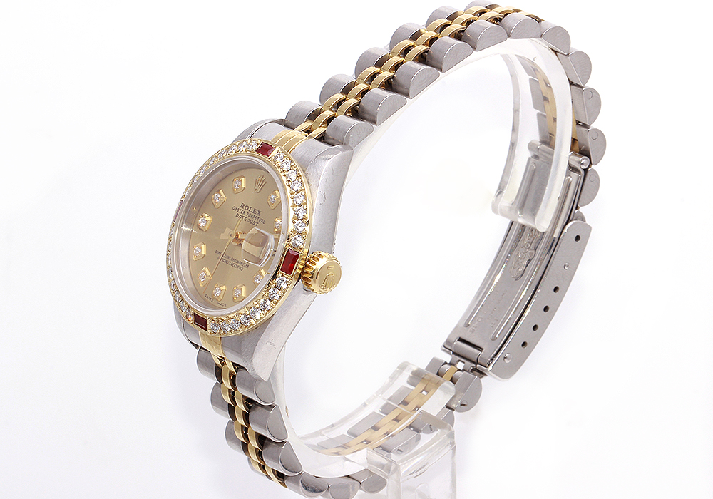 Rolex Datejust Stainless Steel, 18K Yellow Gold and 0.70 CTW Diamond Watch