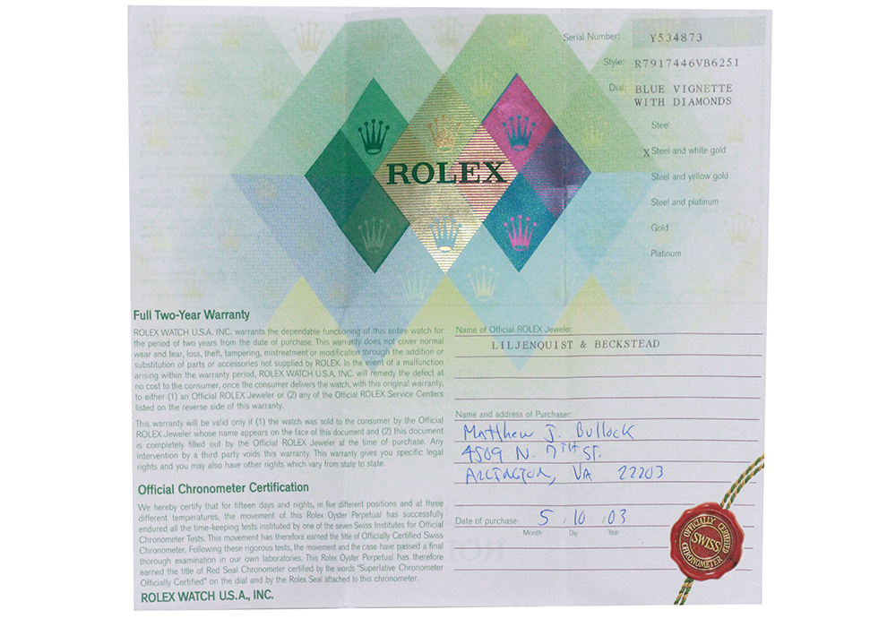 Rolex Datejust Stainless Steel and 0.80 CTW Diamond Watch