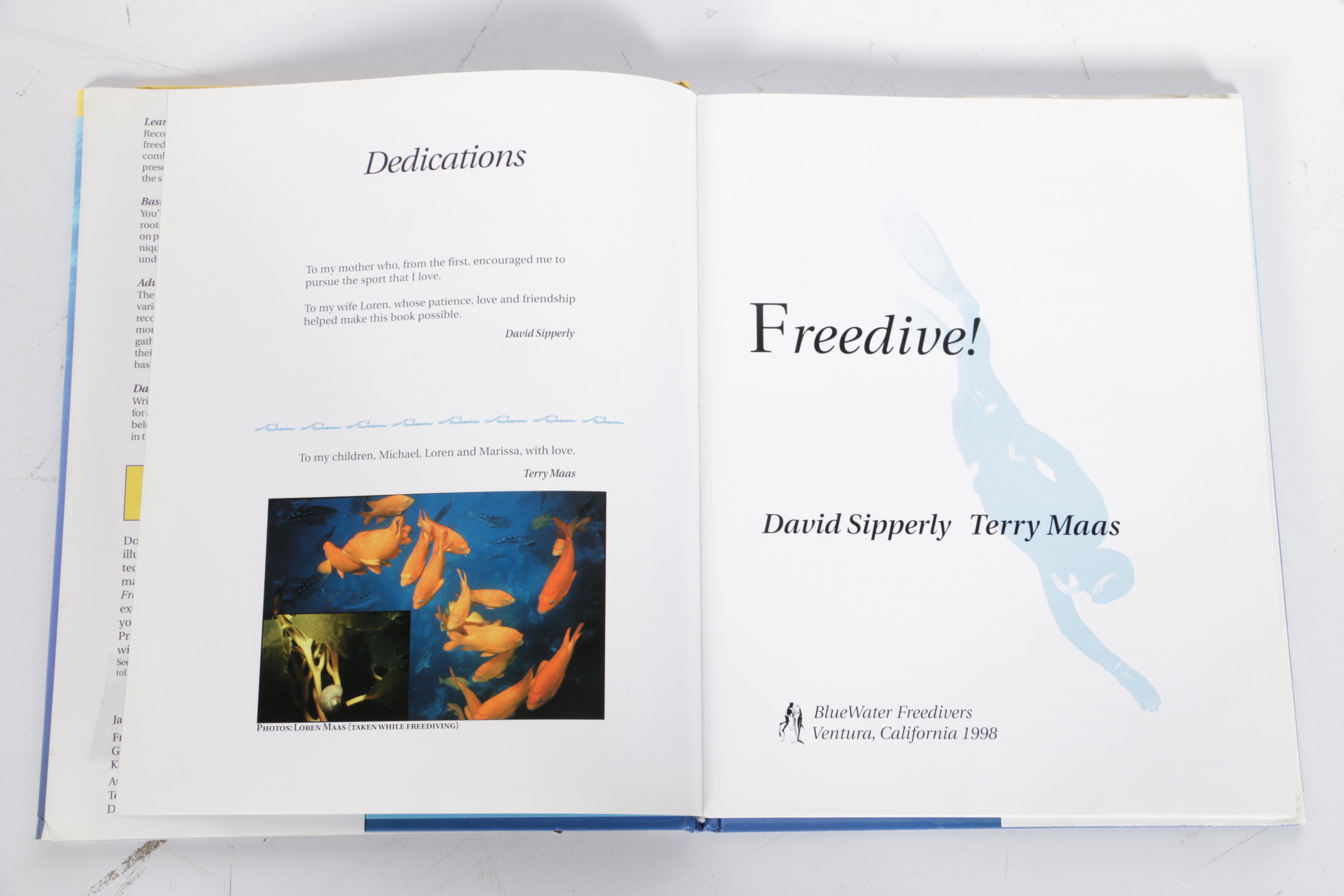 Free Diving and Scuba Diving Books with Weights and Accessories