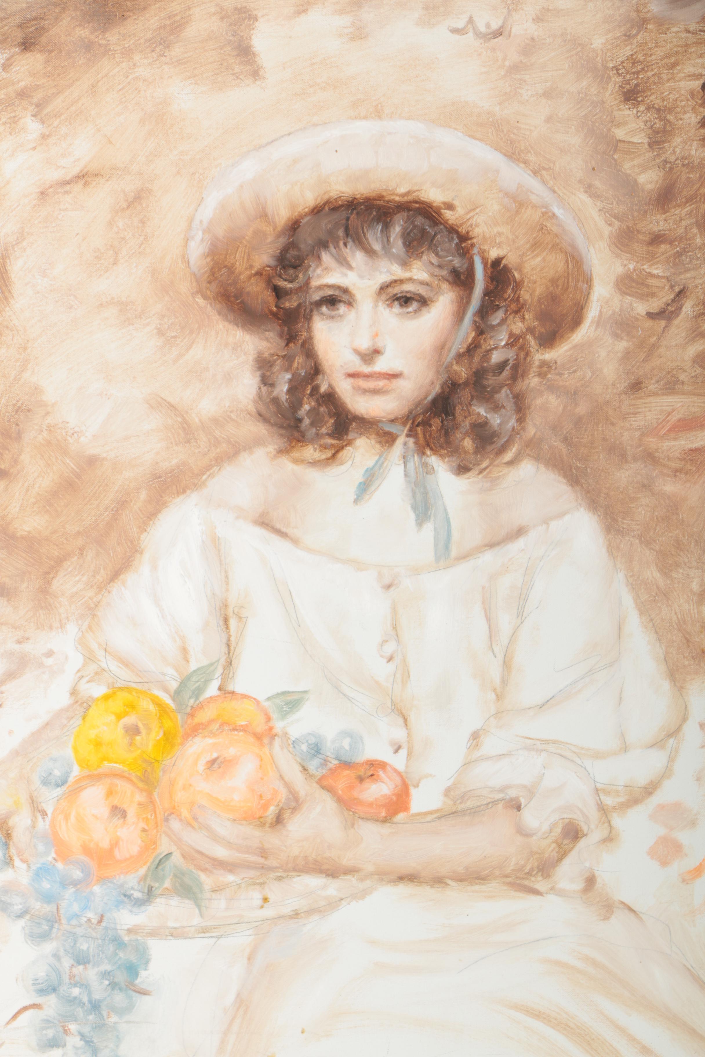 Vinciata Oil Painting "The Fruit Vendor"