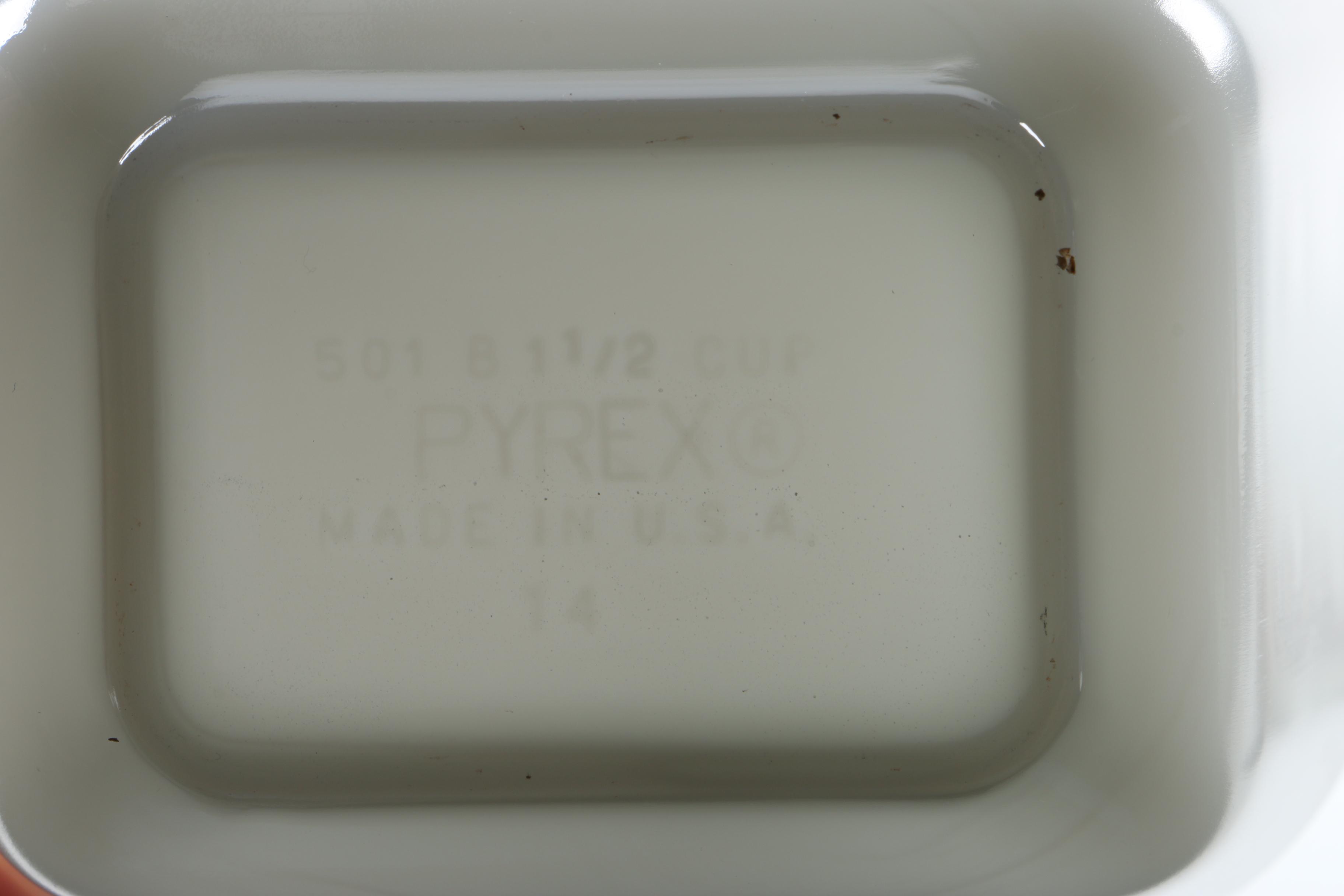 Pyrex "Early American" Refrigerator Dish Set, Circa 1962-1971