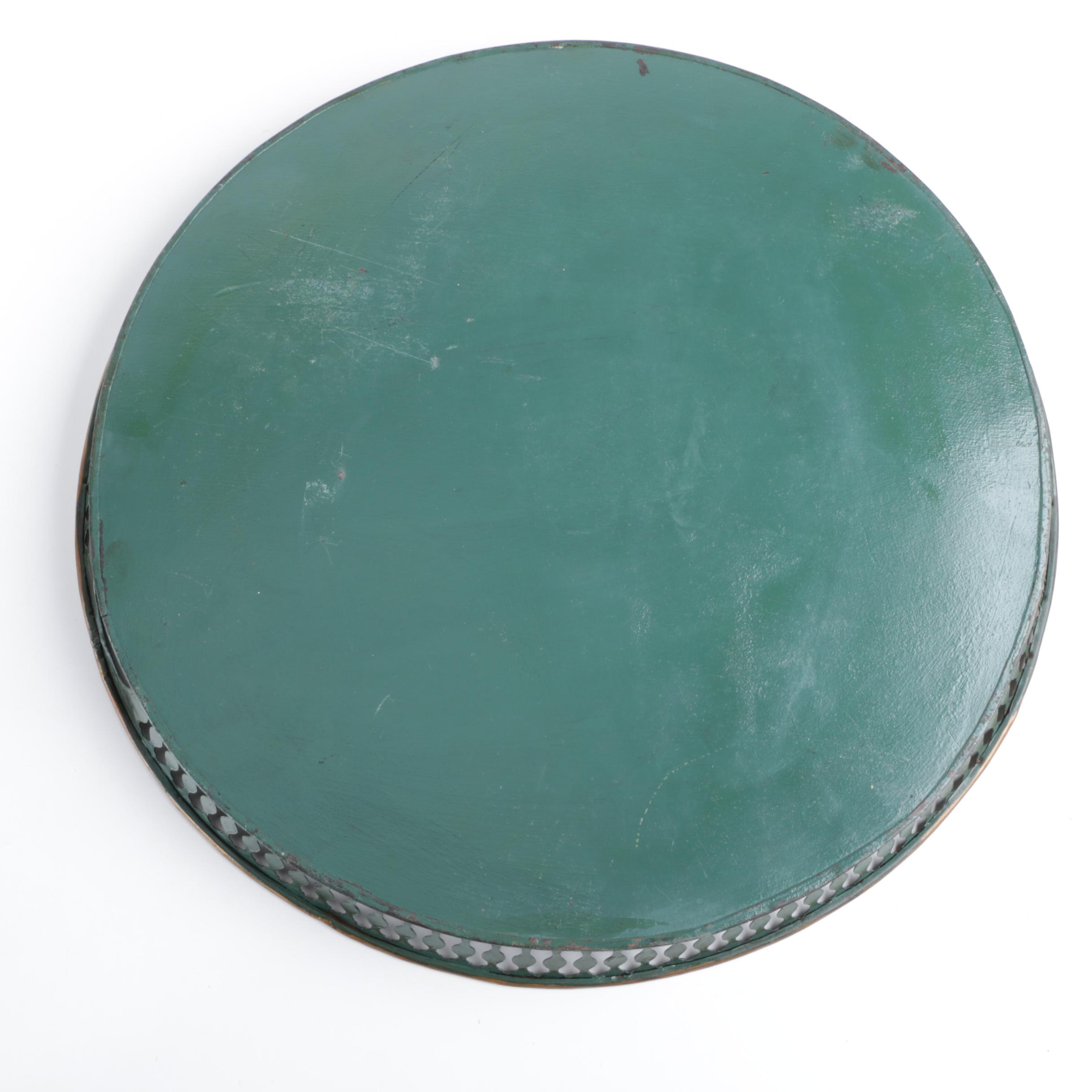 Tole Tray Accent Table