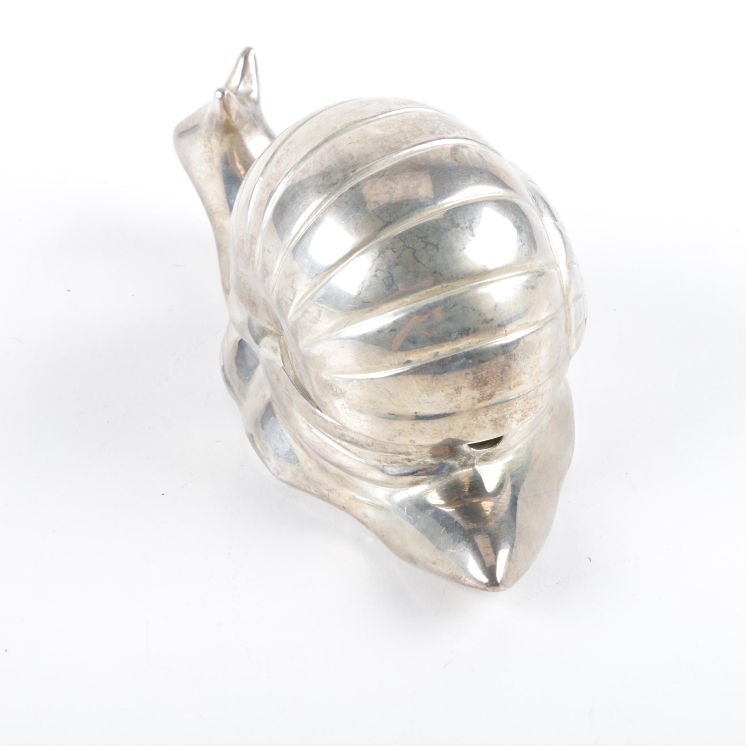 Zinc Snail Shaped Vanity Box