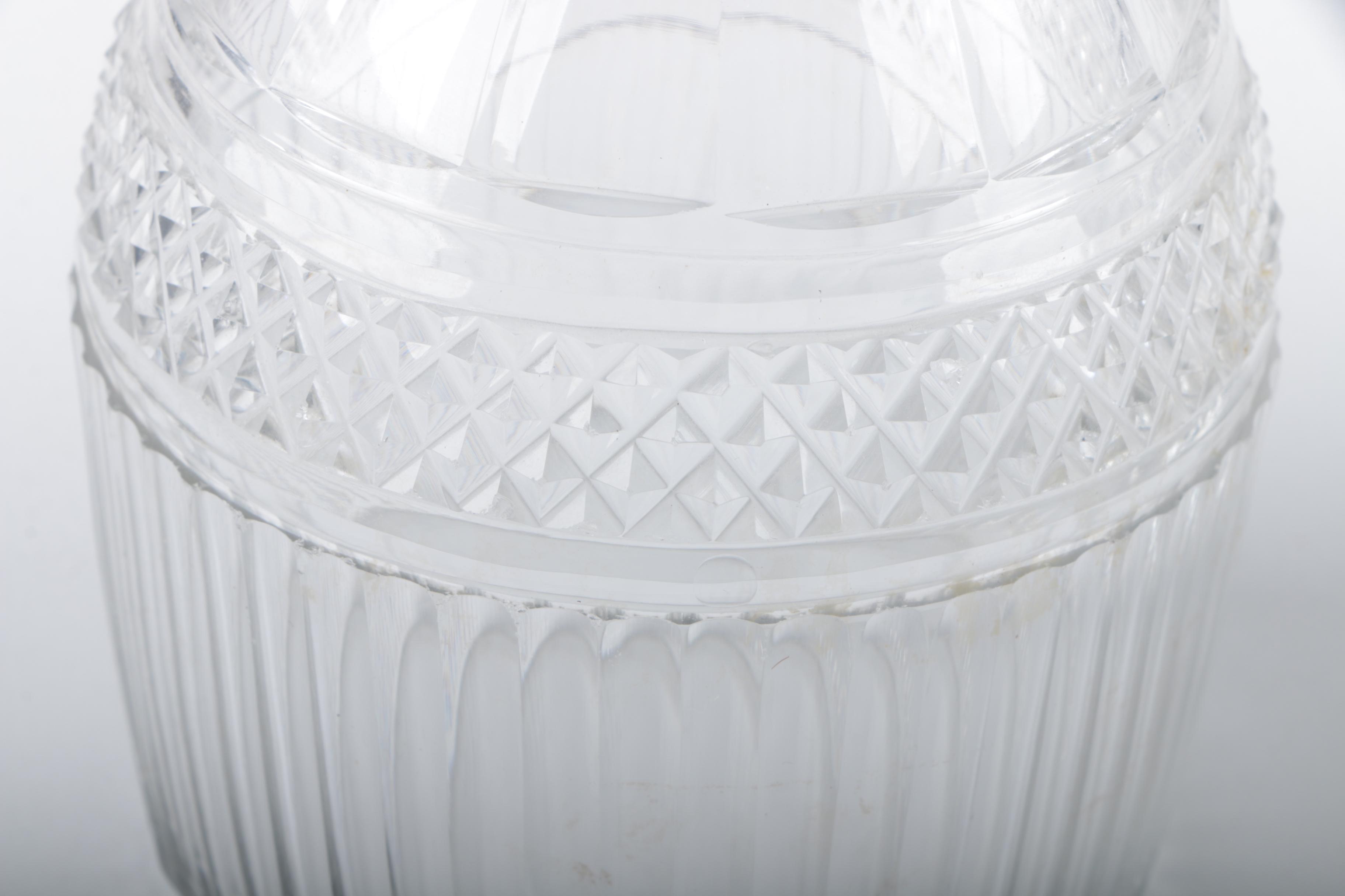 Antique Georgian Glass and Imperial Glass-Ohio "Cape Cod" Decanters