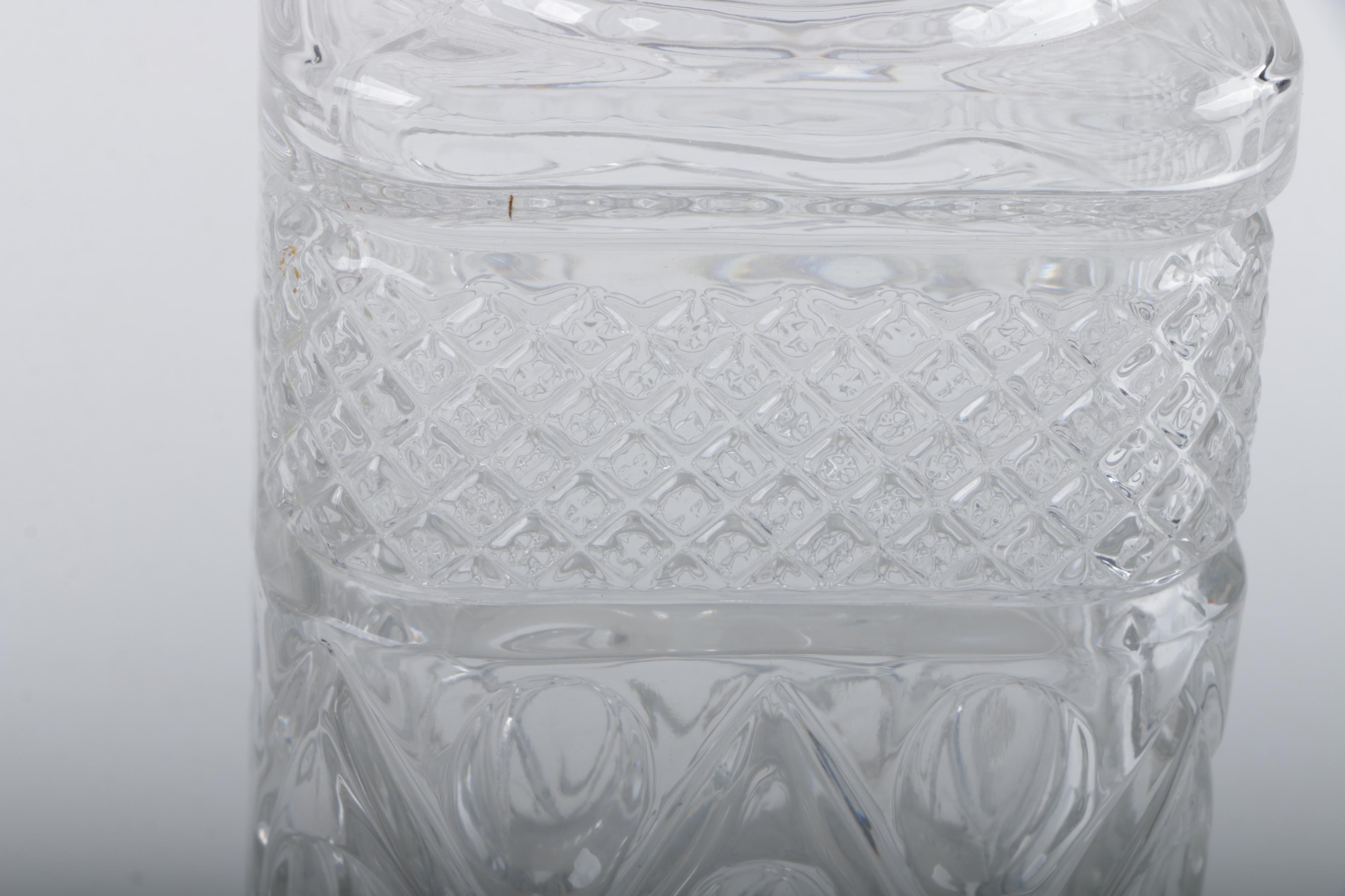 Antique Georgian Glass and Imperial Glass-Ohio "Cape Cod" Decanters