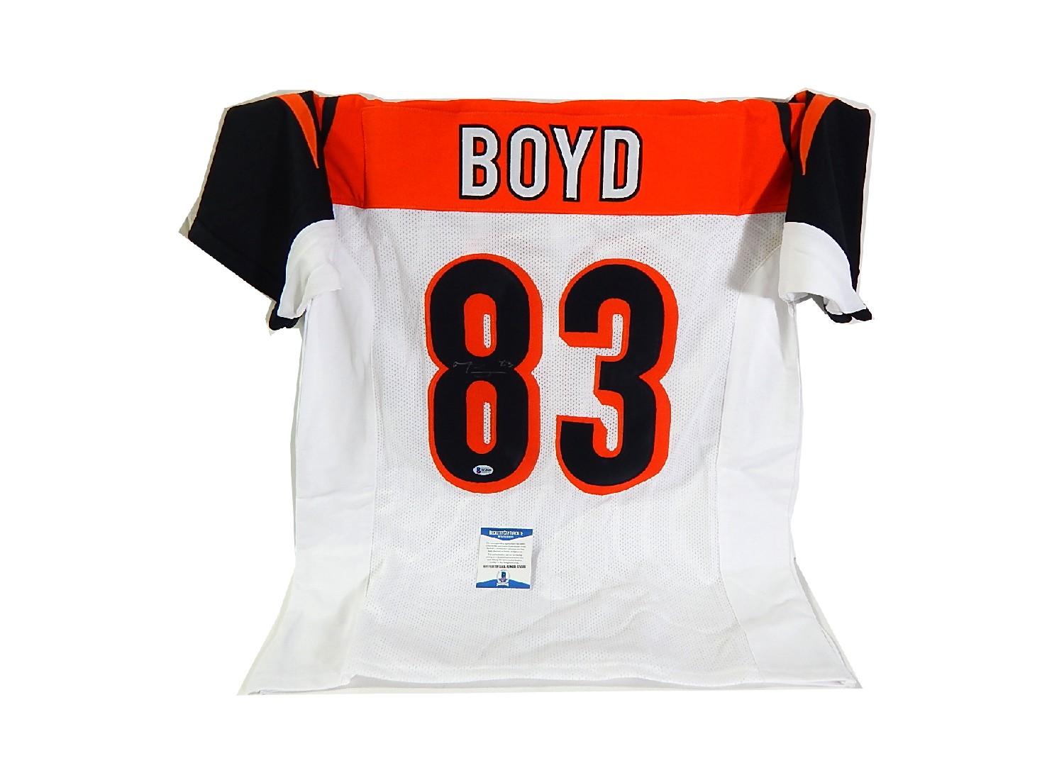 Beckett Authenticated NFL Tyler Boyd Cincinnati Bengals Autographed Jersey