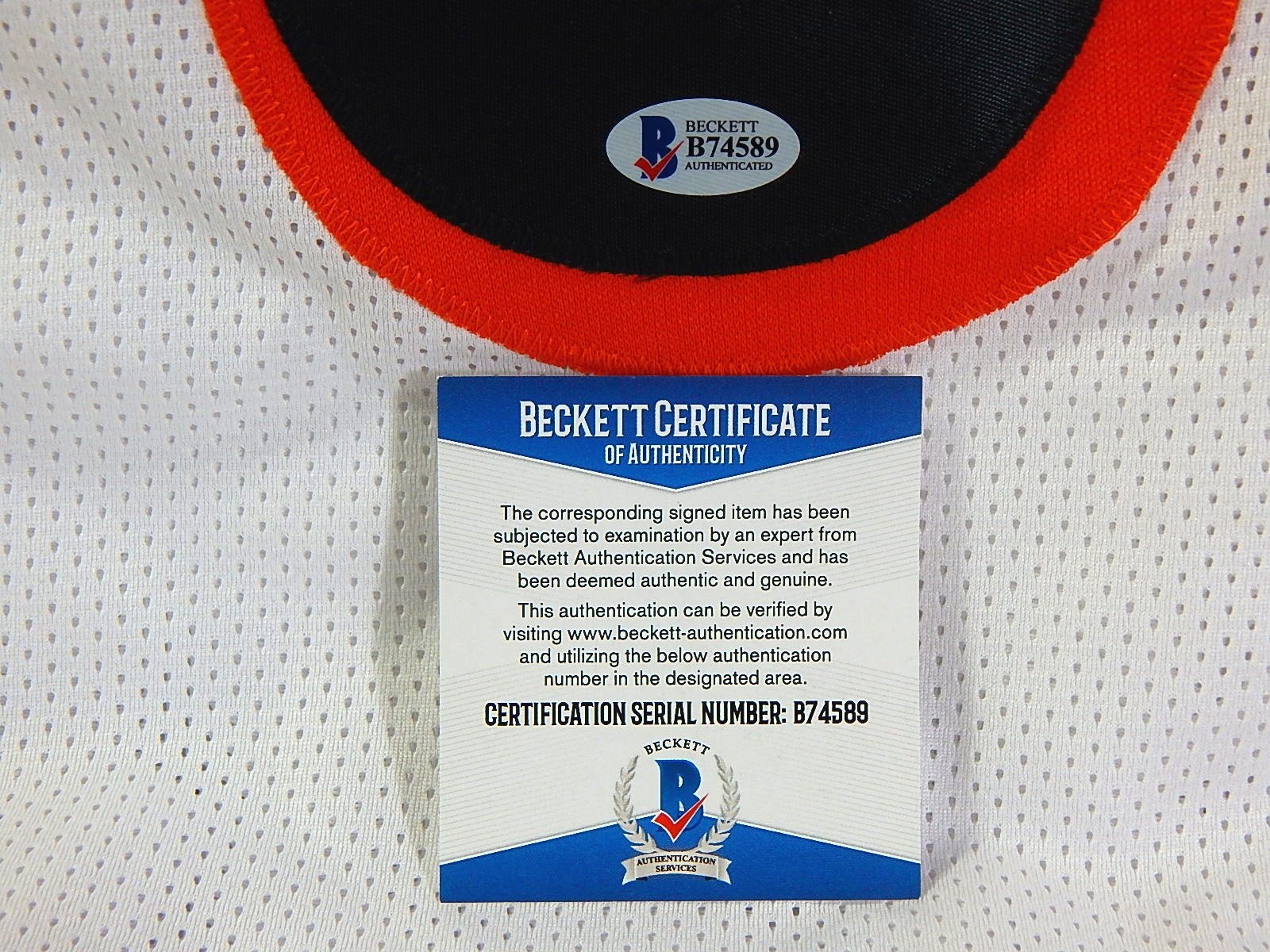 Beckett Authenticated NFL Tyler Boyd Cincinnati Bengals Autographed Jersey