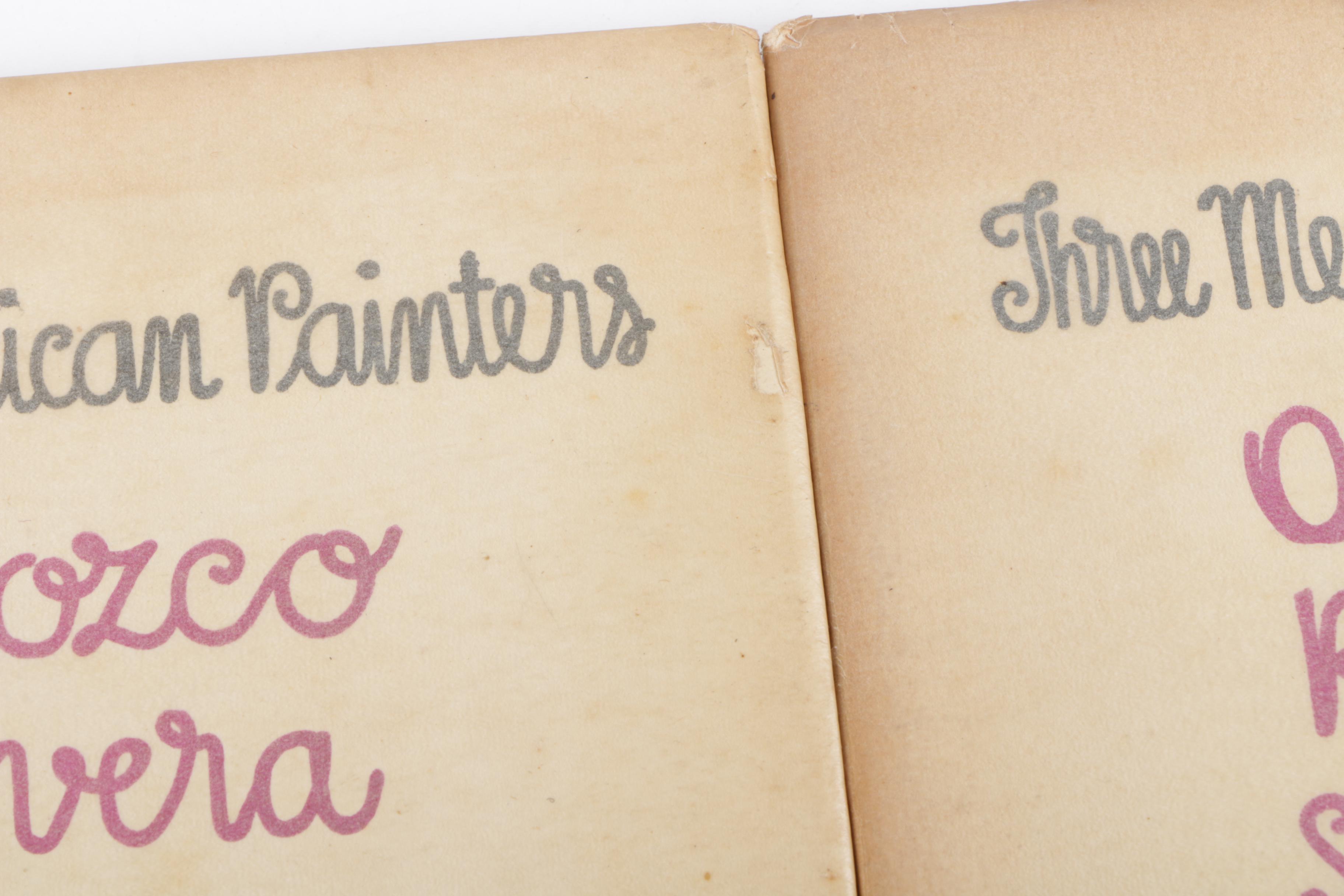 "Three Mexican Painters: Orozco, Rivera, Siqueiros" Color Reproduction Folios