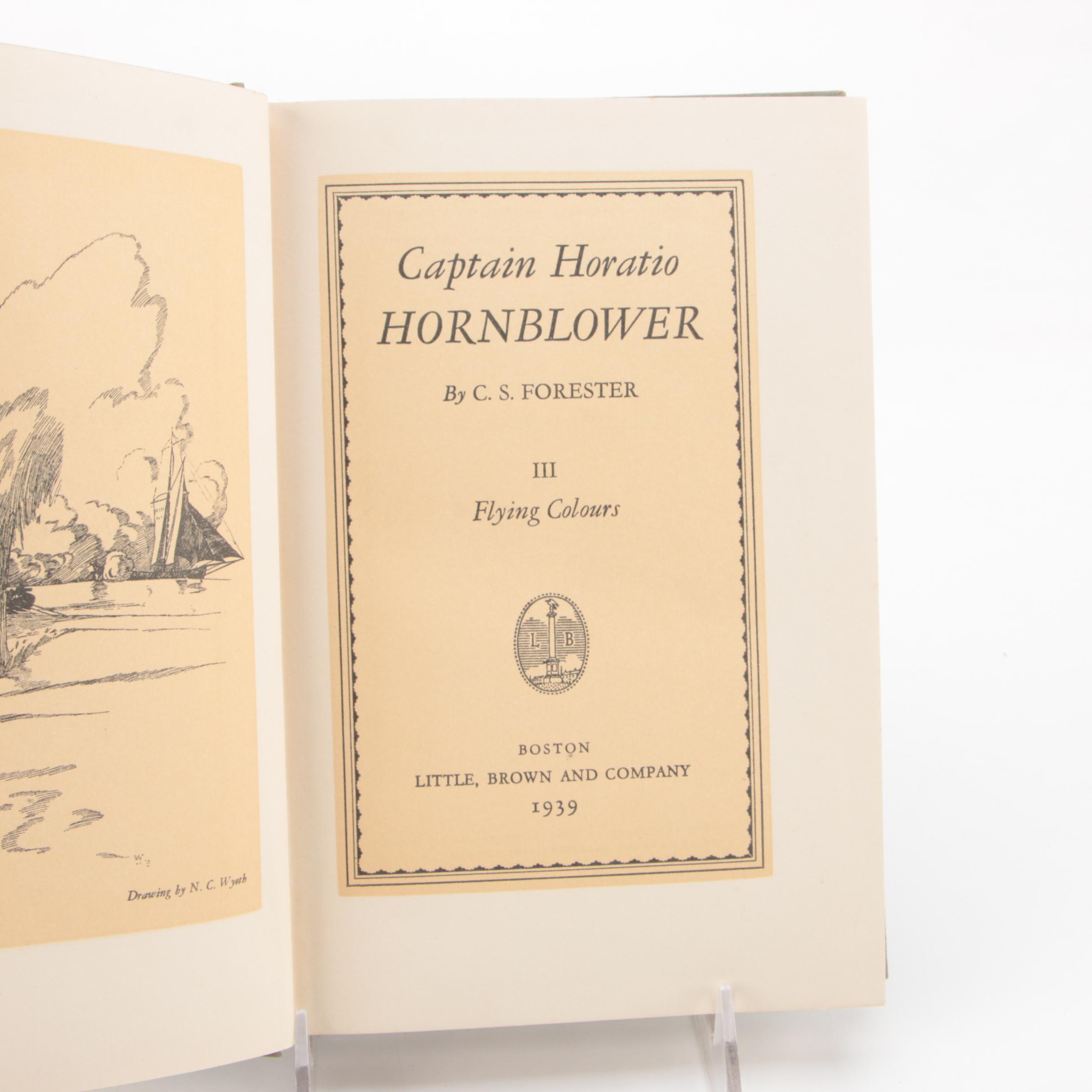 1939 "Captain Horatio Hornblower" Set Illustrated by N. C. Wyeth