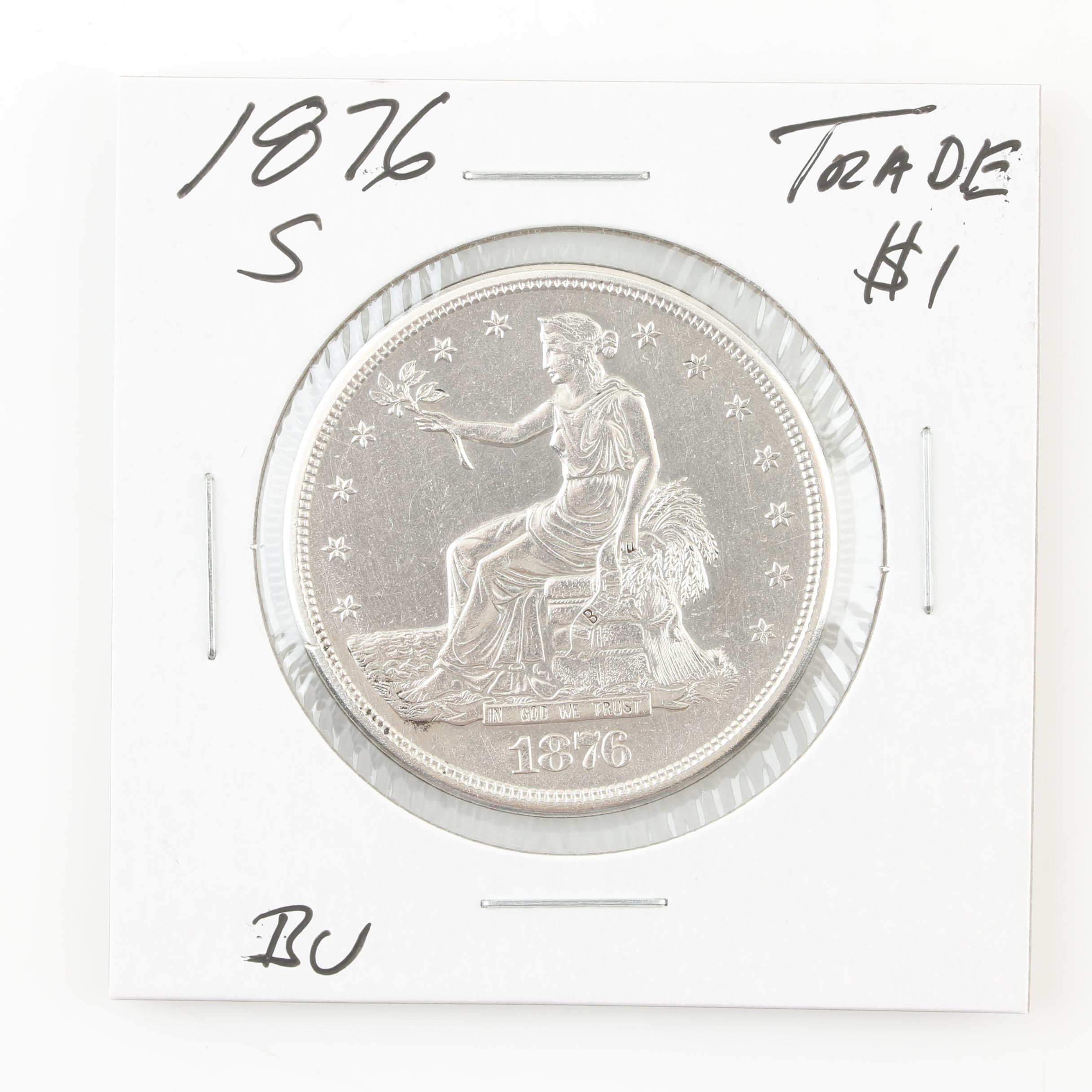 1876-S Silver Trade Dollar
