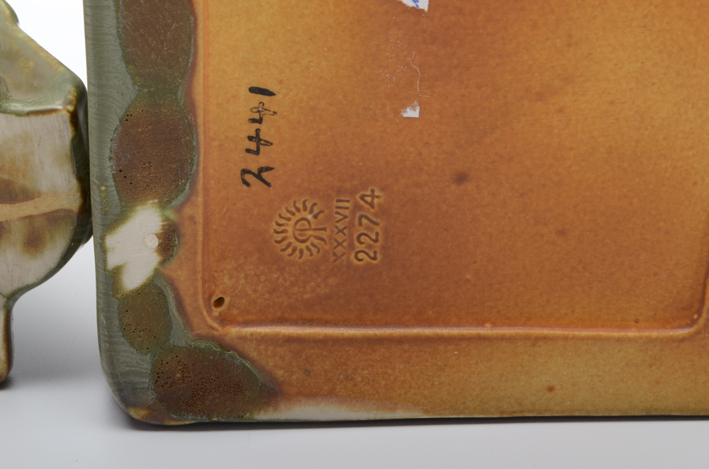 Rookwood Pottery Raven Bookends