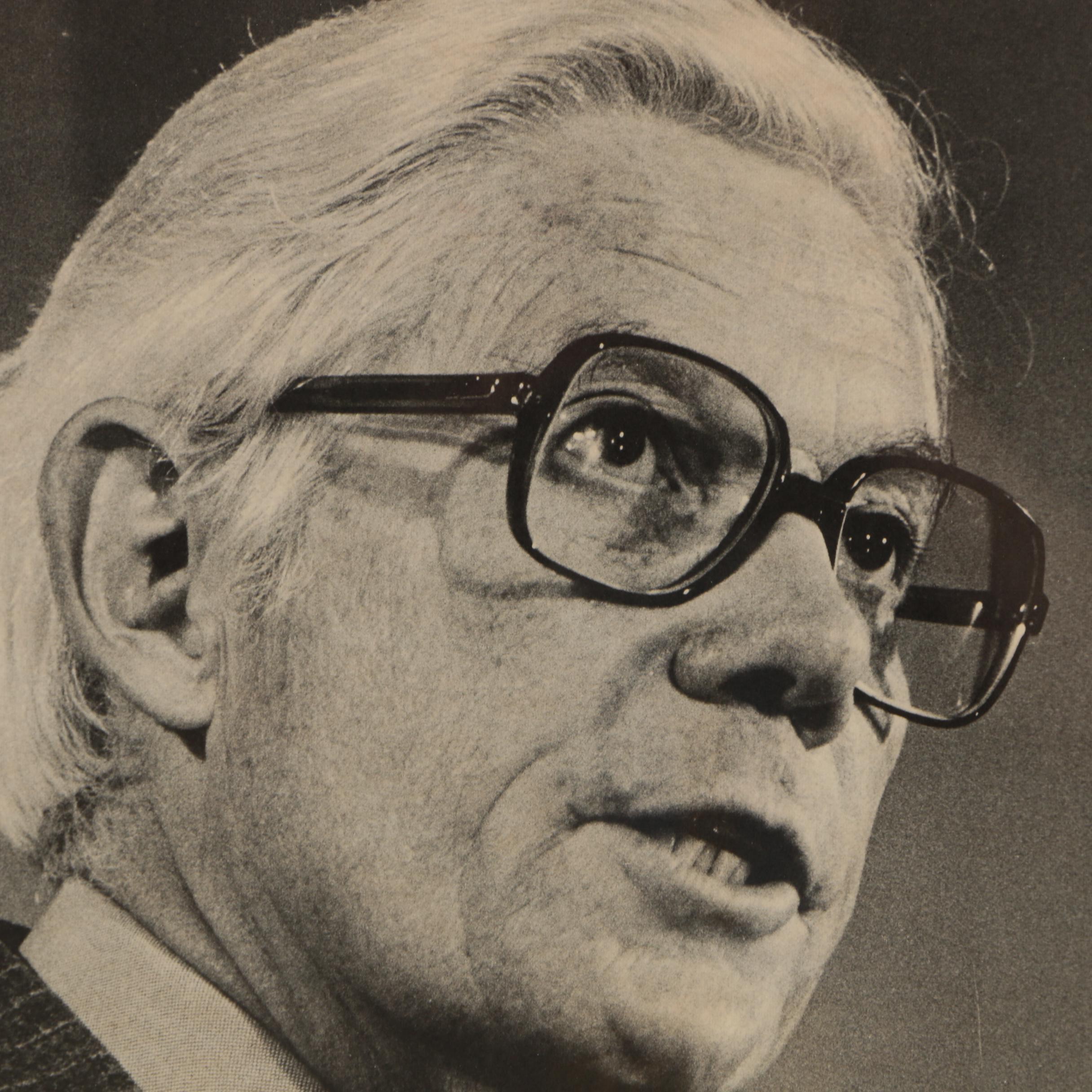 John B. Anderson Autographed Presidential Campaign Poster