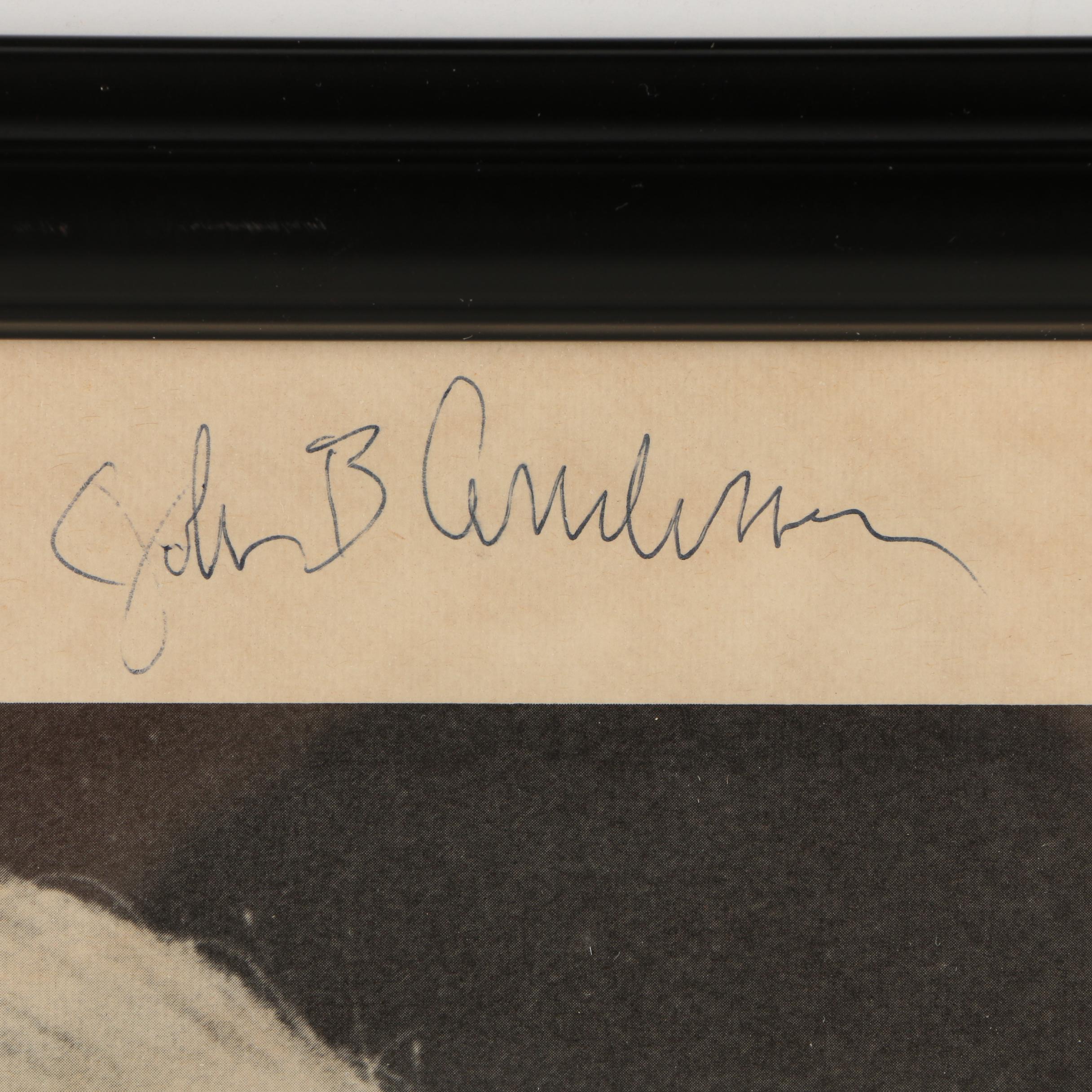 John B. Anderson Autographed Presidential Campaign Poster